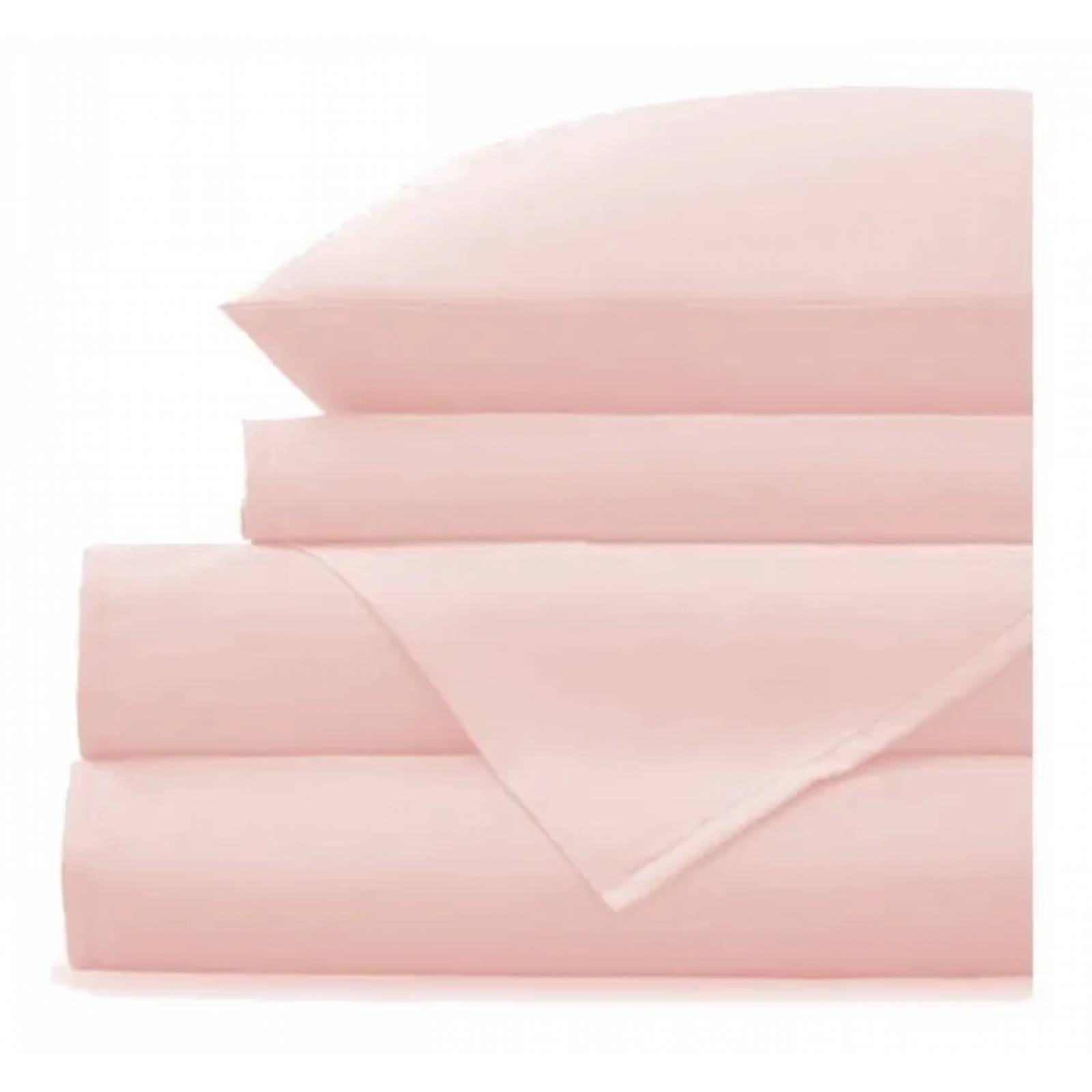 Juego De Sábanas King Size, Durables Y De Uso Rudo | Color Palo de Rosa