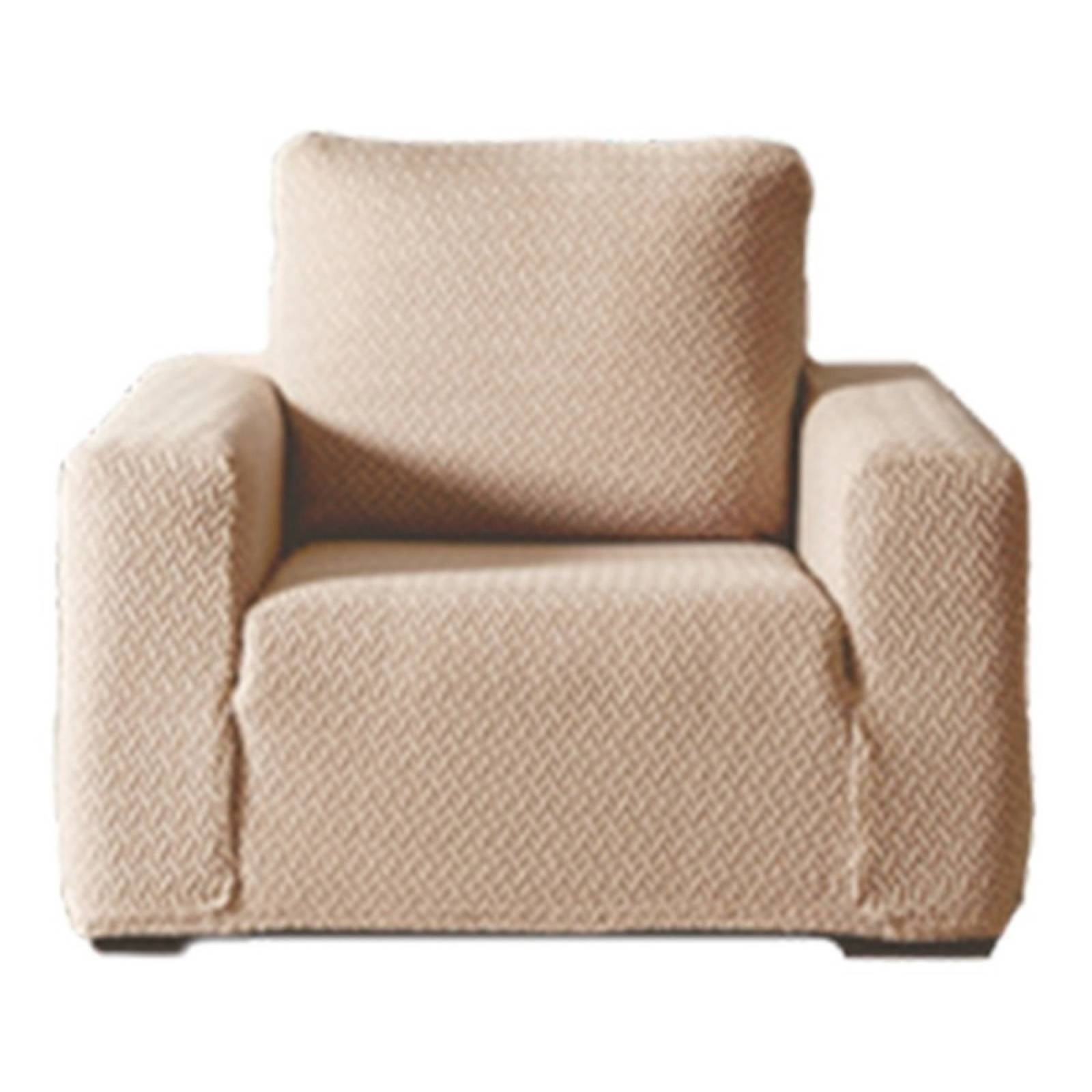  NICEEC - Funda de sillón, 1 pieza, fácil de ajustar, universal,  alta elasticidad, duradera, protector de muebles con faldón, estilo  campestre (1 plaza, salvia) : Hogar y Cocina
