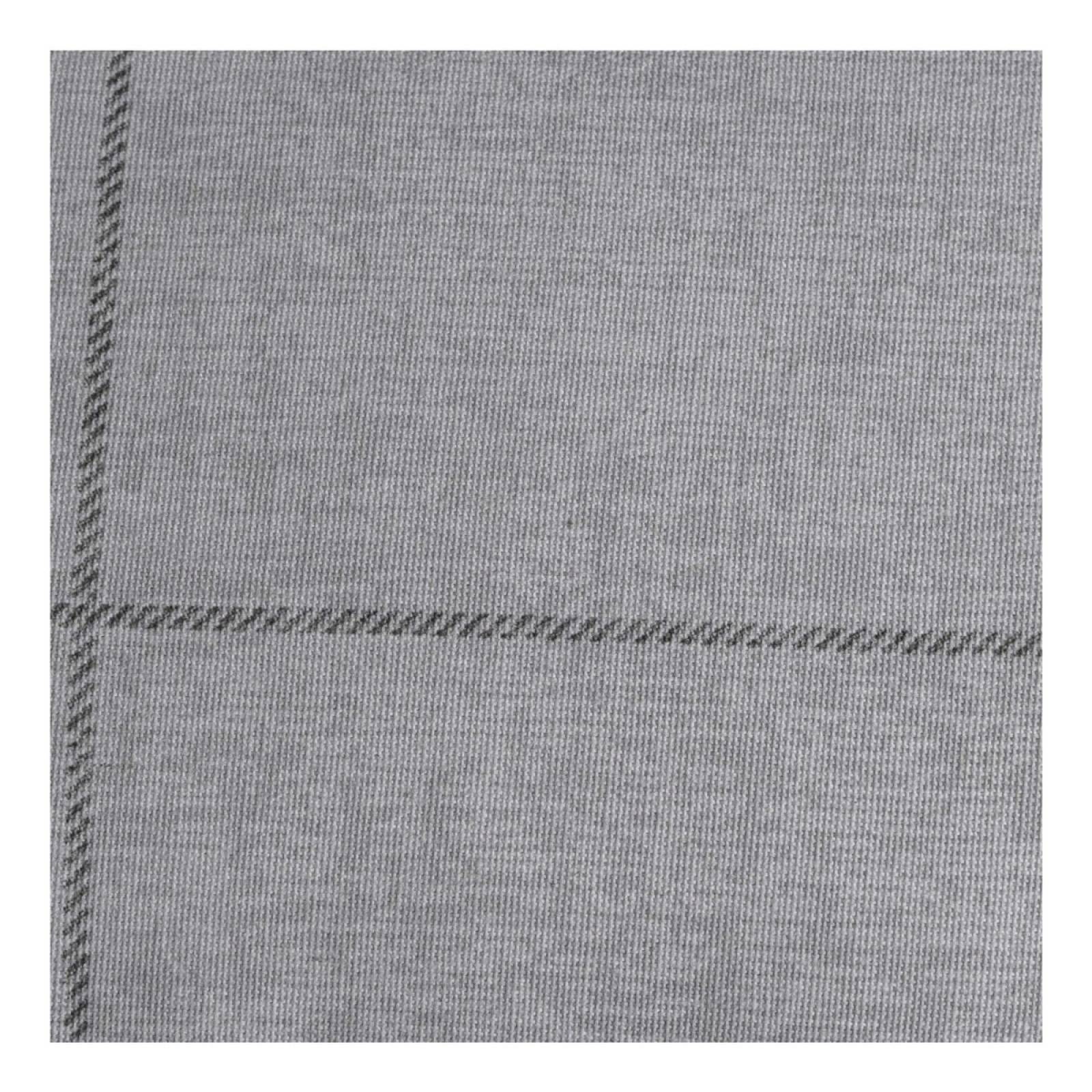 Edredón matrimonial gris cuadros con fundas y cojines