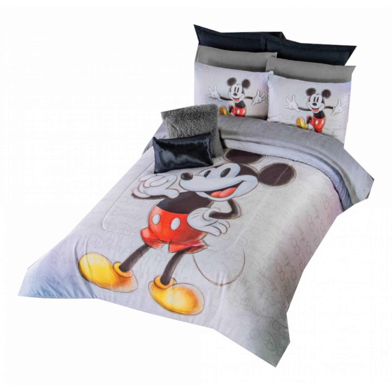 Edredon aborregado Matrimonial. Cobertor ninos  Disney Mickey