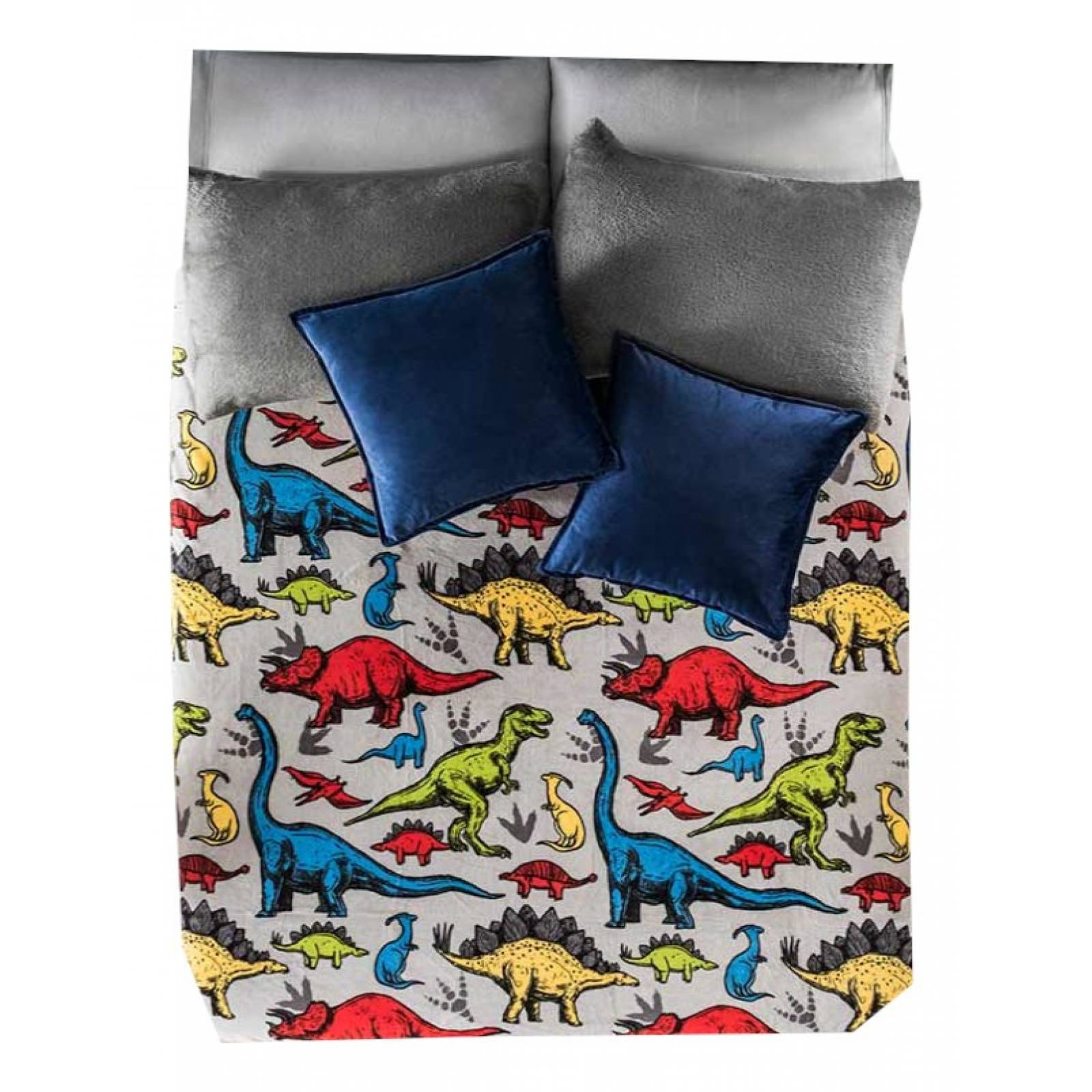 Cobija individual dinosaurios. Cobertor ligero