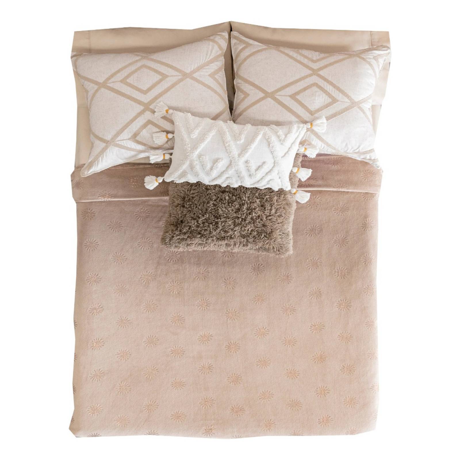 Cobija king ligera con estrellas brillantes