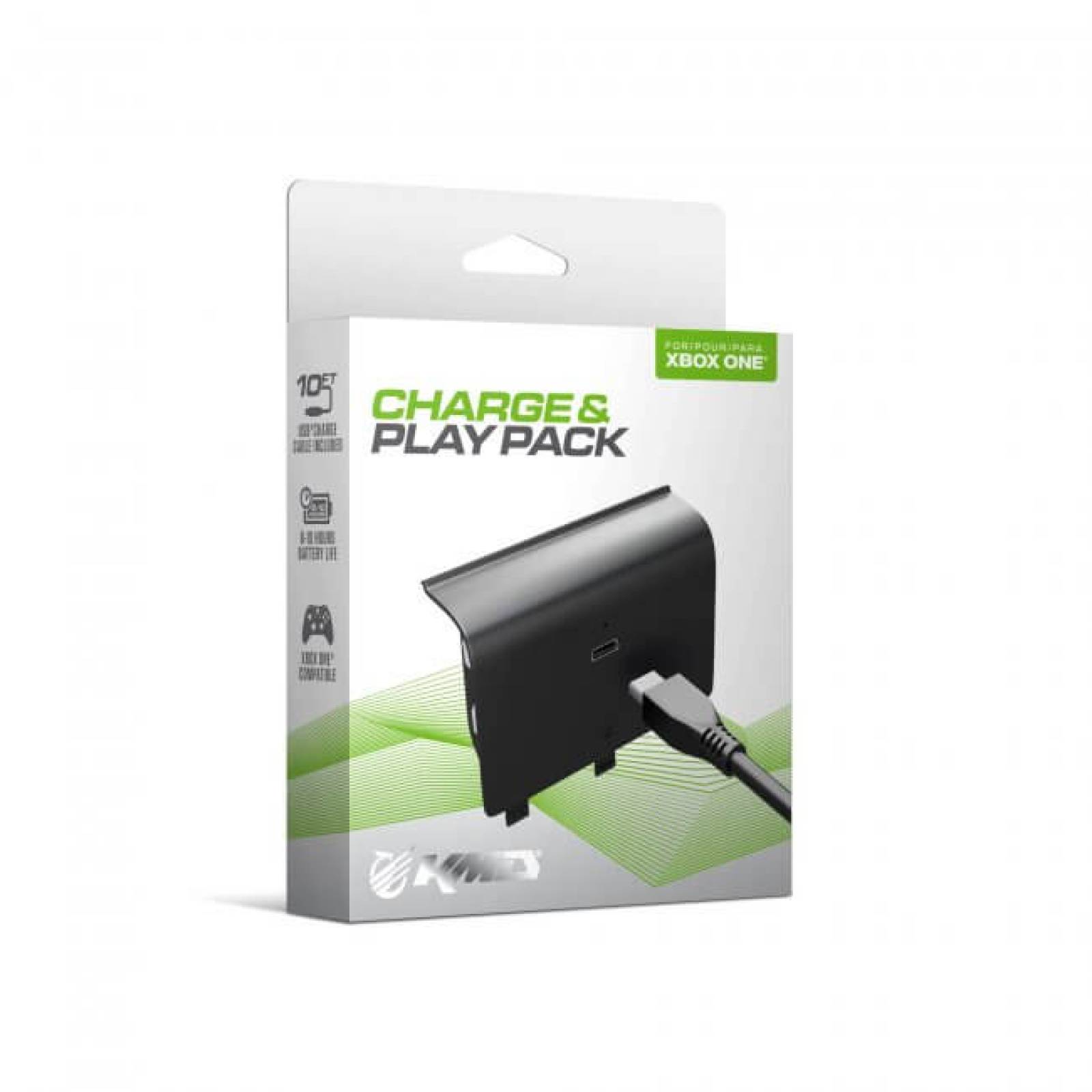 Kit Carga y Juega Bateria con Cable USB para control Xbox One KMD
