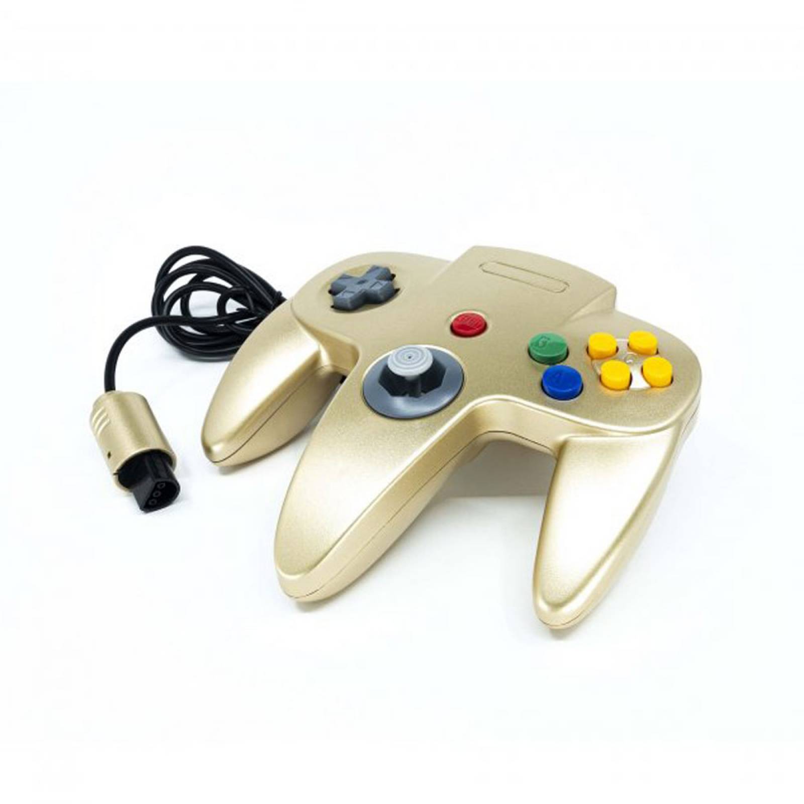 Control para Nintendo 64 N64 Dorado Tecknogame