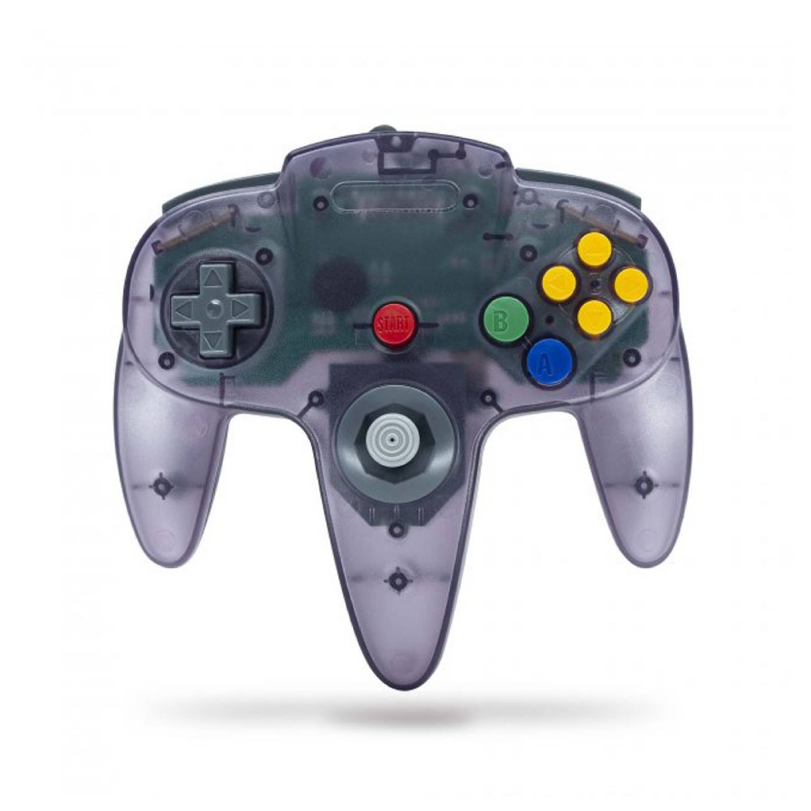 Control para Nintendo 64 N64 Morado transparente Tecknogame