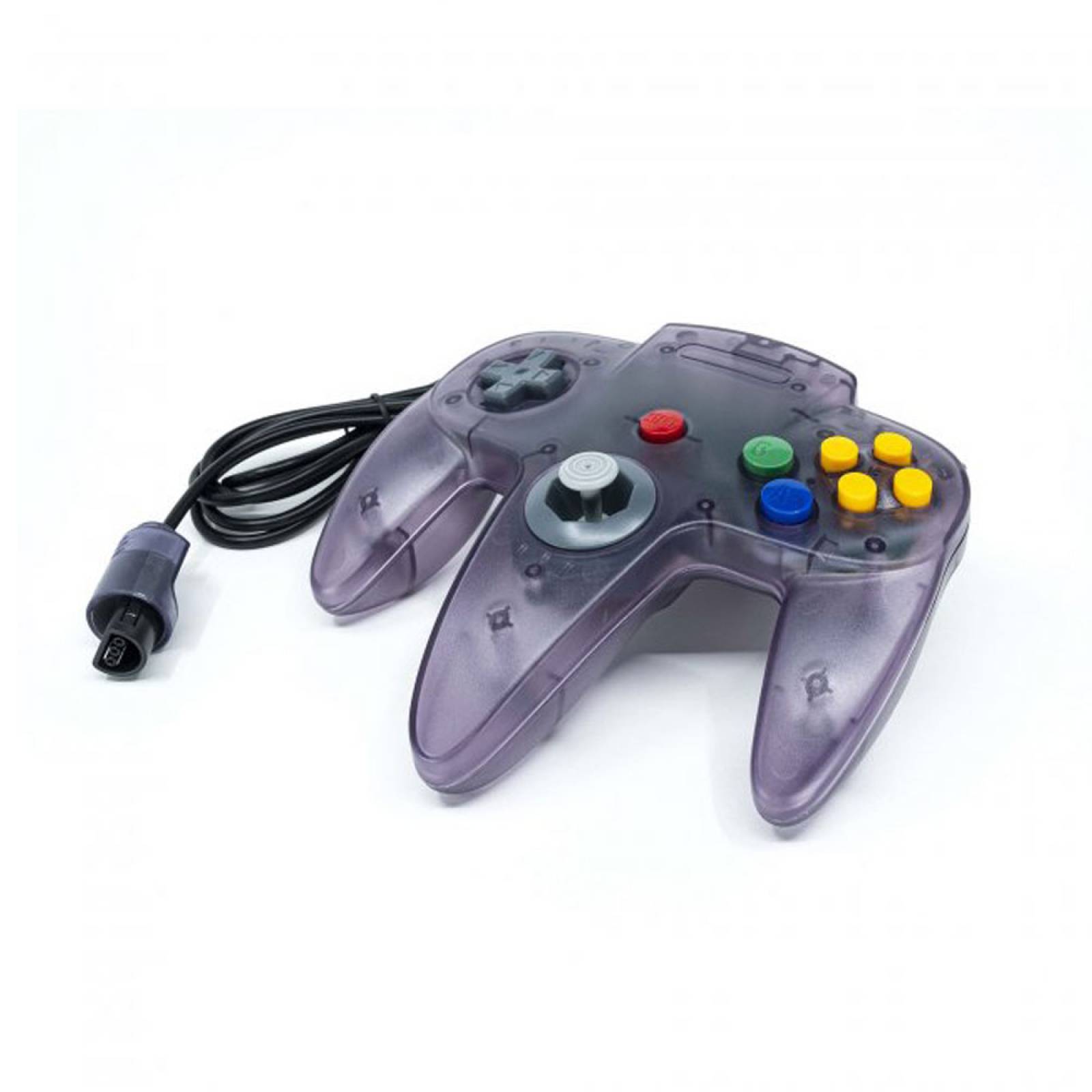 Control para Nintendo 64 N64 Morado transparente Tecknogame