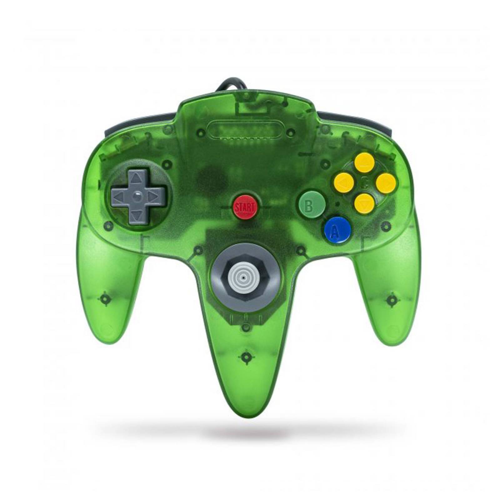 Control para Nintendo 64 N64 Verde transparente Tecknogame