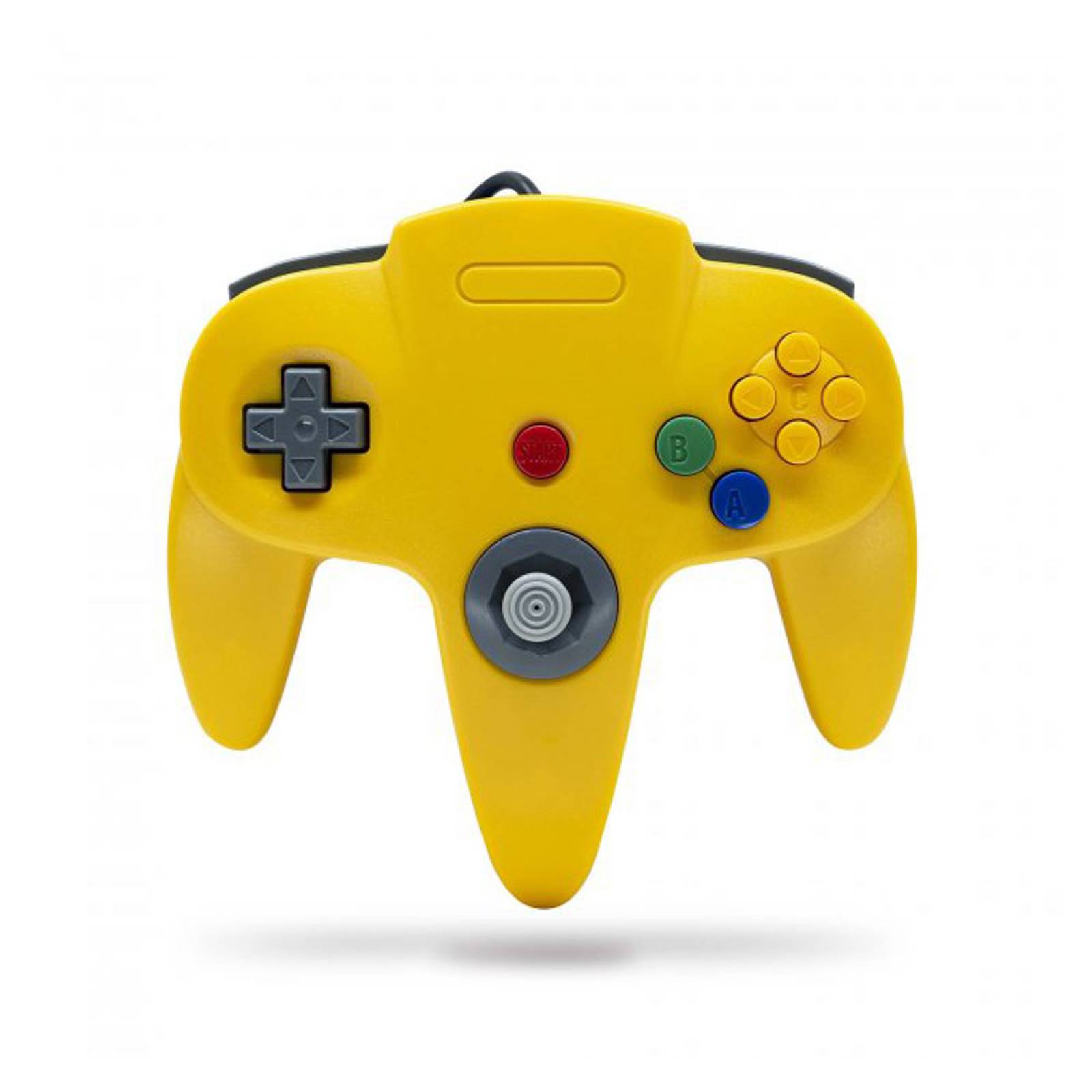 Control para Nintendo 64 N64 Amarillo / Azul Tecknogame