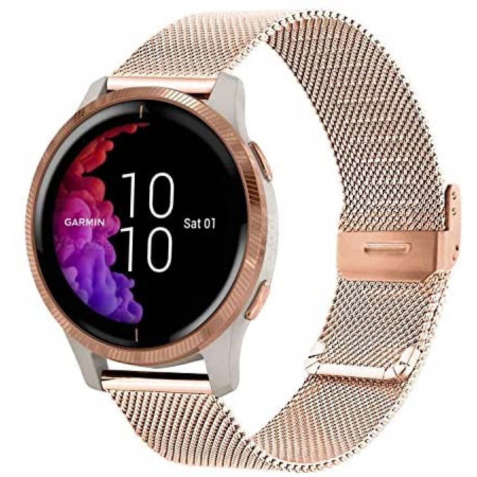 Smartwatch Abanen Garmin Vivoactive 3 Acero Inoxidable -Rosa 