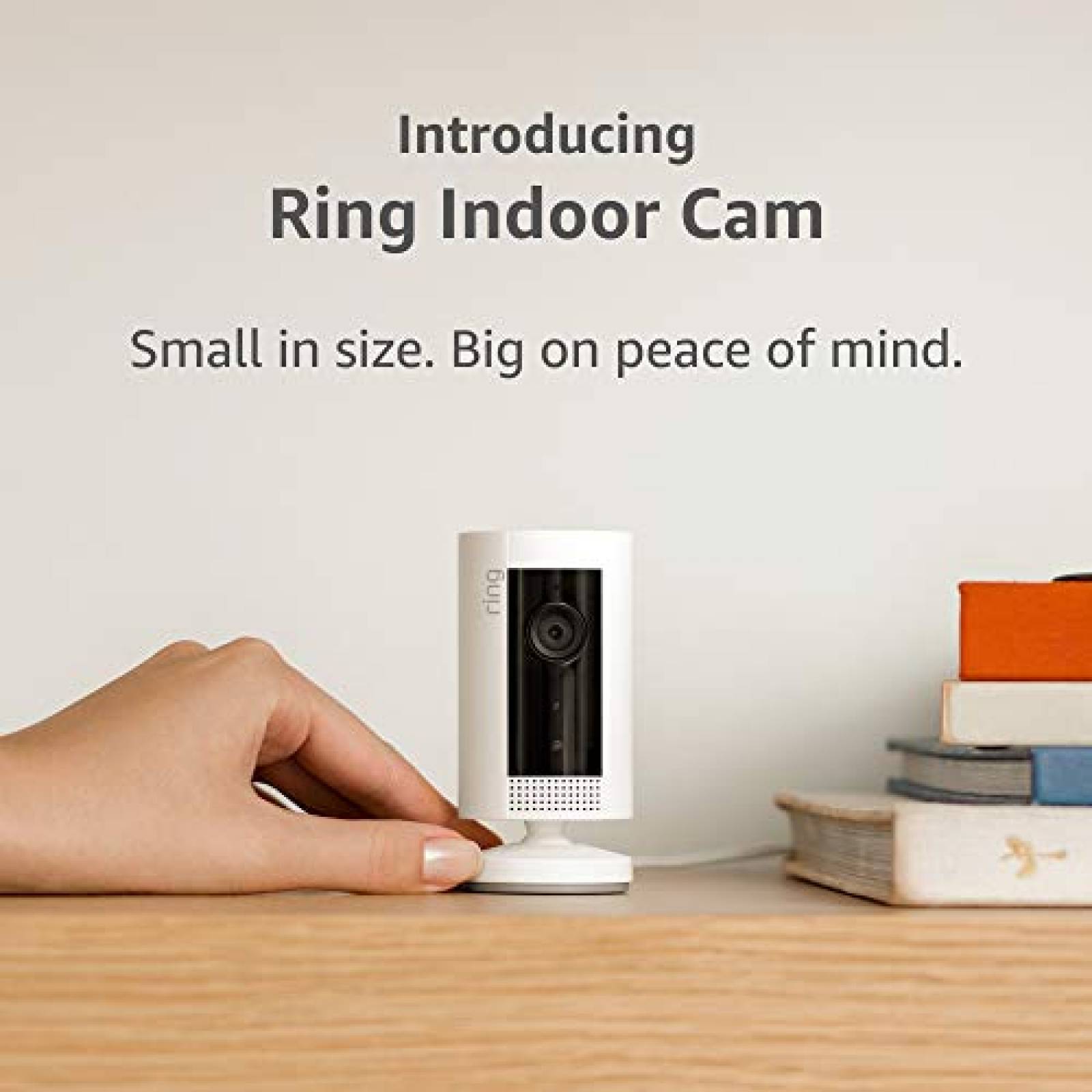 Cámara de Seguridad Ring para Interior HD con Alexa -Blanco