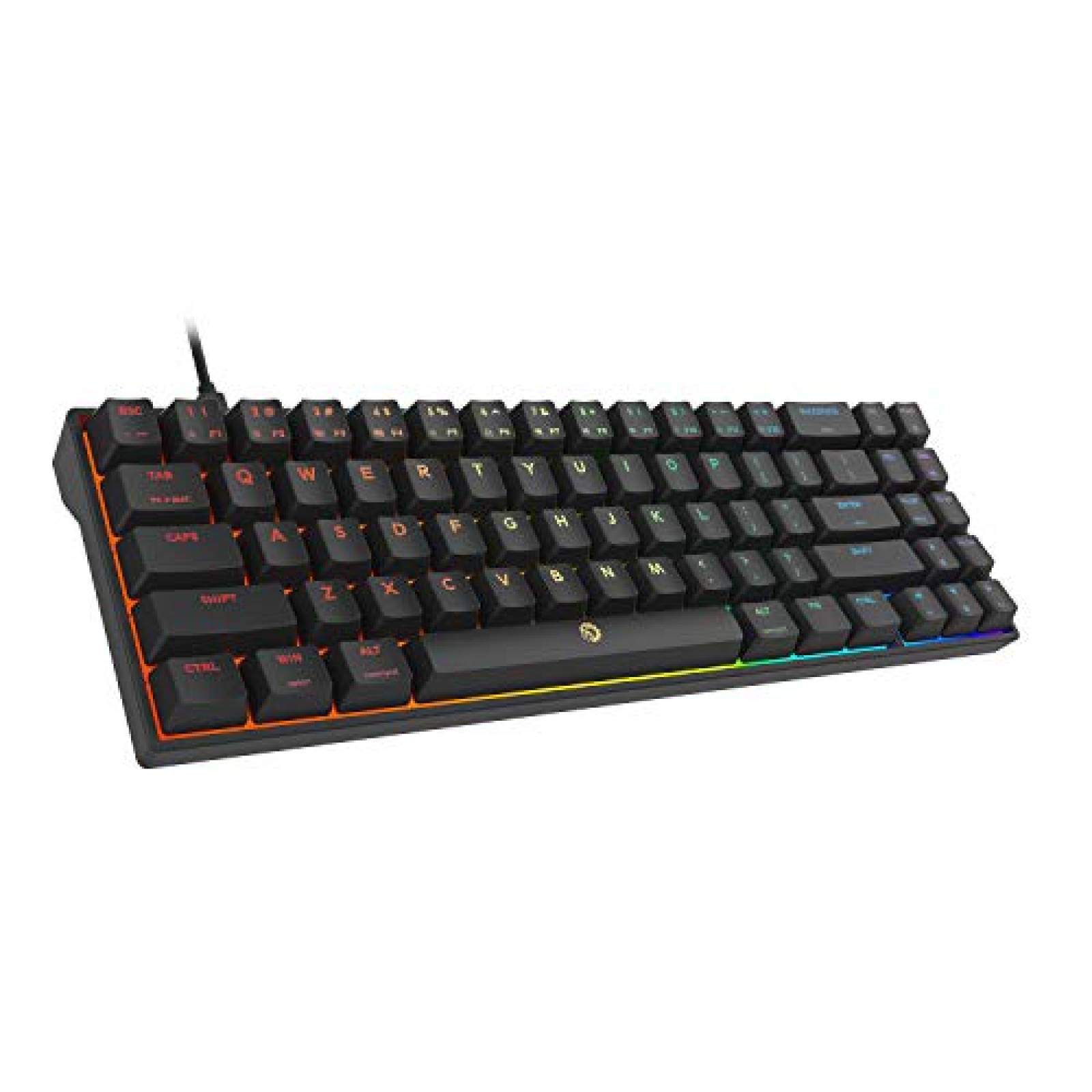 Teclado mecánico gamer DREVO Calibur V2 -Switch café
