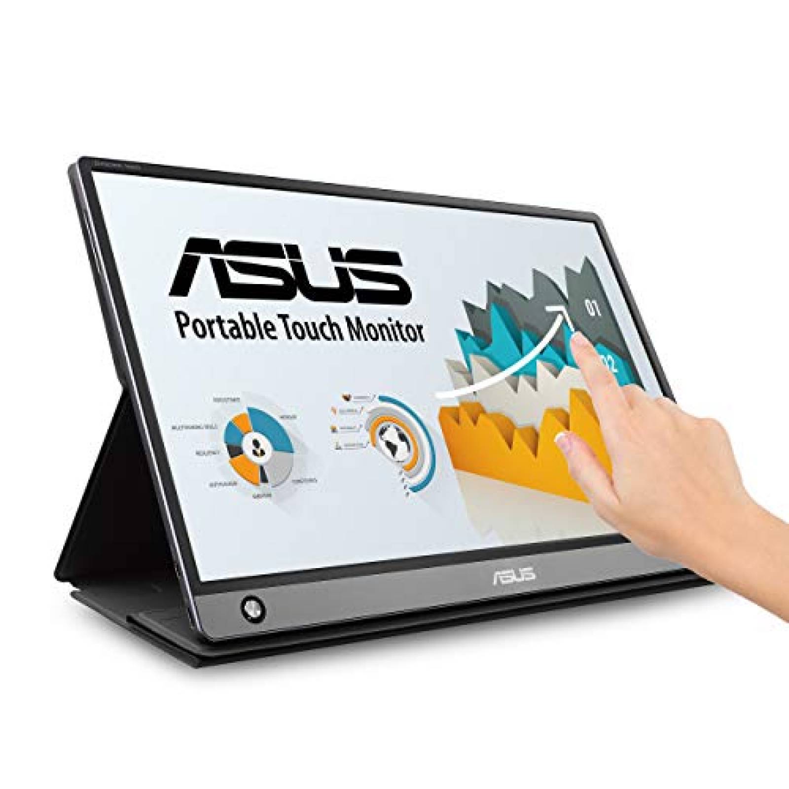 Monitor ASUS ZenScreen MB16AC Pantalla Touch Portátil -Negro 
