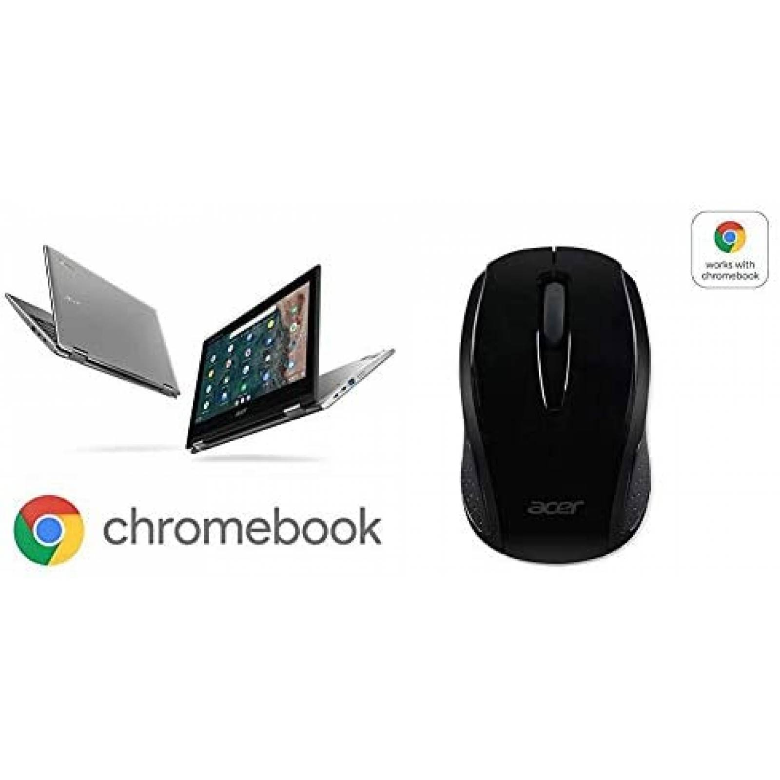 Laptop Acer Chromebook Spin 311 c/ Mouse Inalámbrico M501 