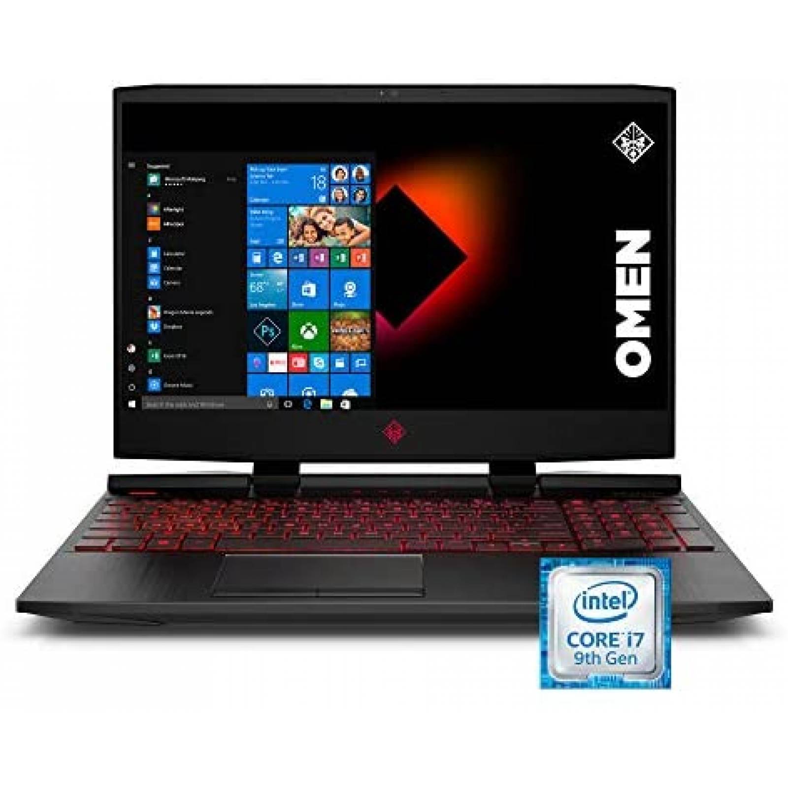 Laptop Gamer HP Omen i7 8GB 256GB GTX 1660Ti Win 10 Home 