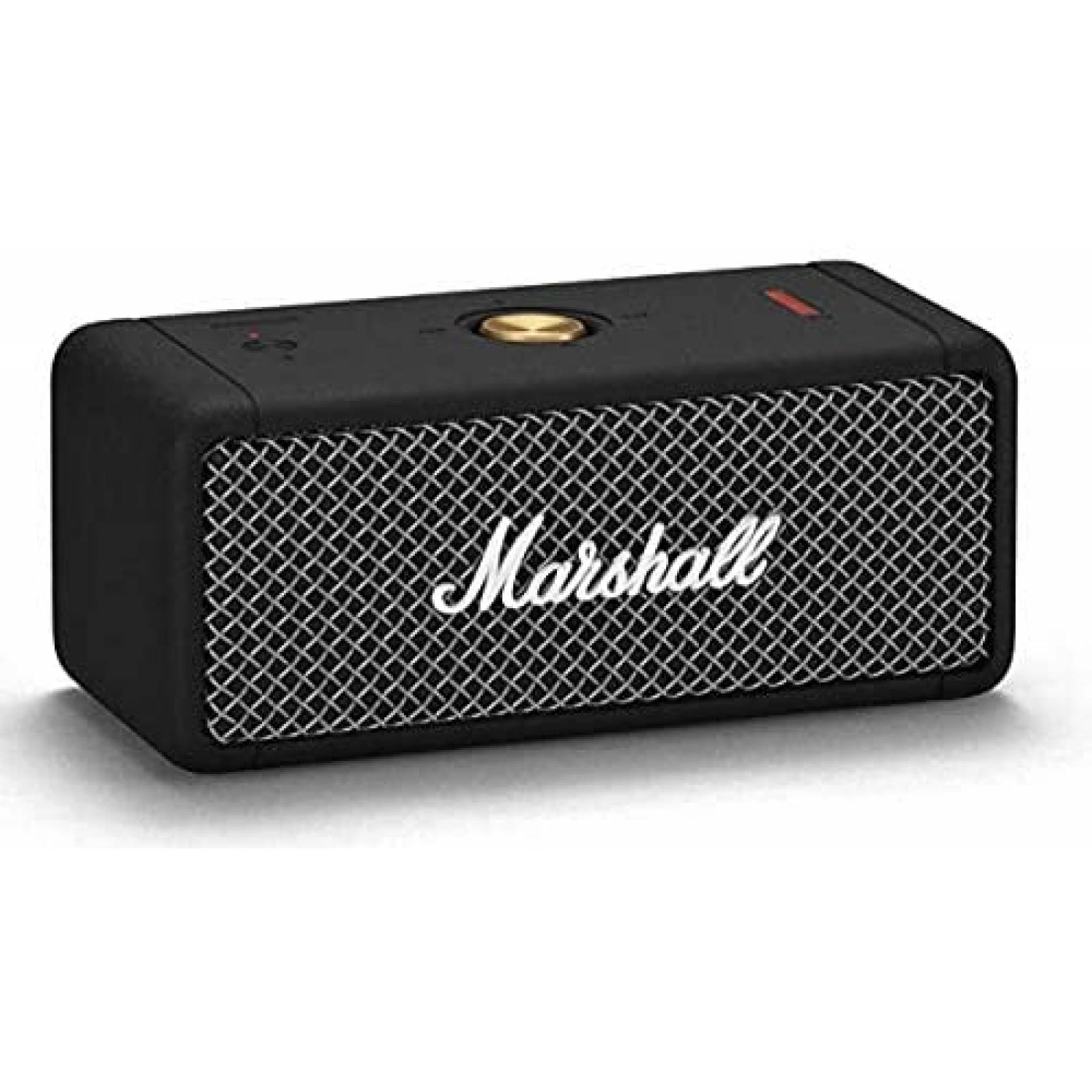 Bocina Marshall Portátil Bluetooth 2.99x6.3x2.68'' -Negro
