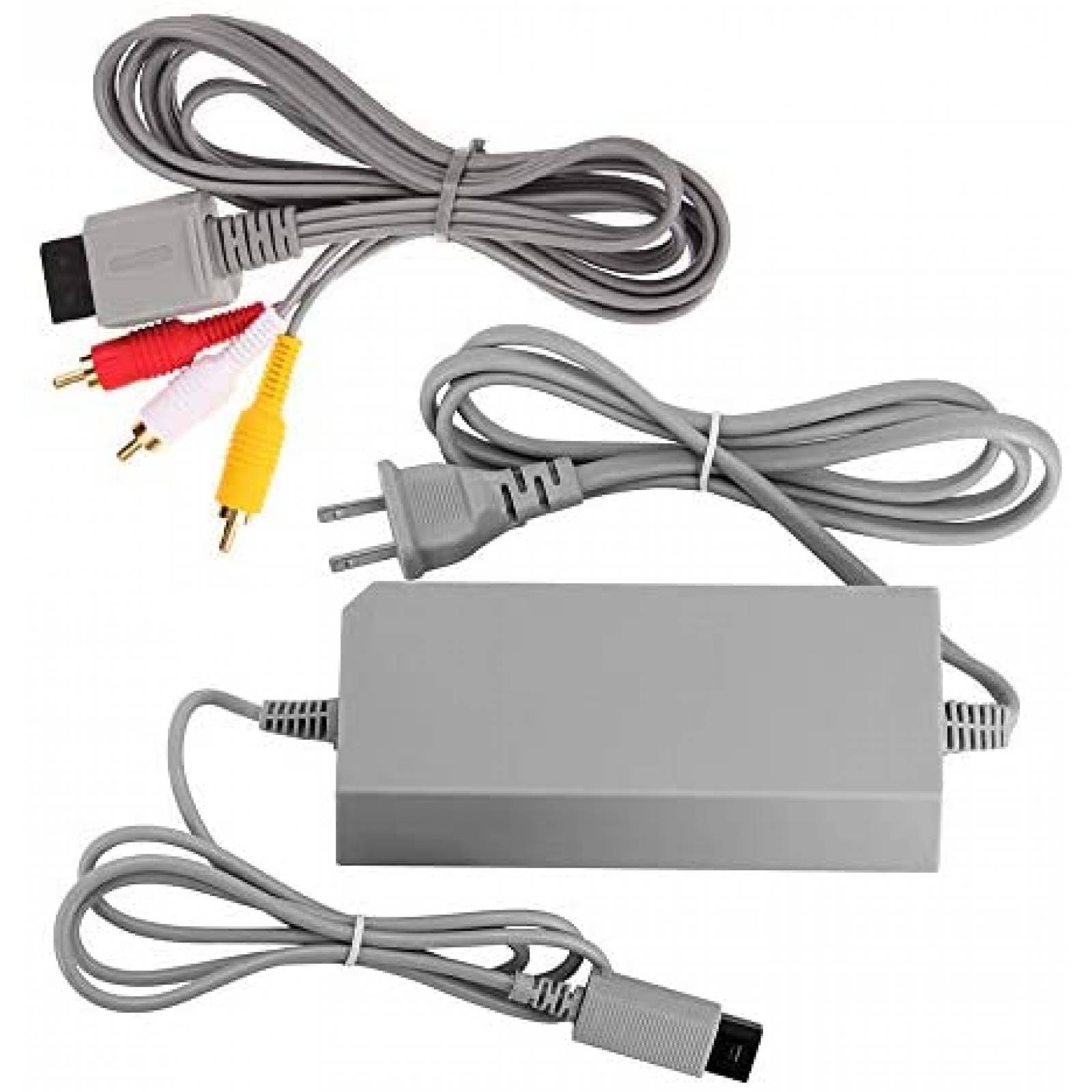 Set de Cables AreMe de Reemplazo para Nintendo Wii -Gris