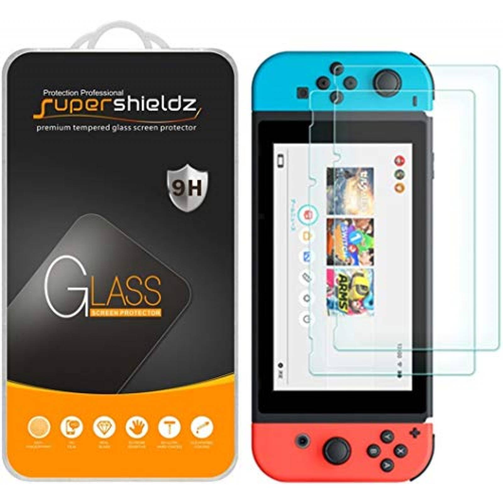 Protector de Pantalla Supershieldz Nintendo Switch 2 Piezas 