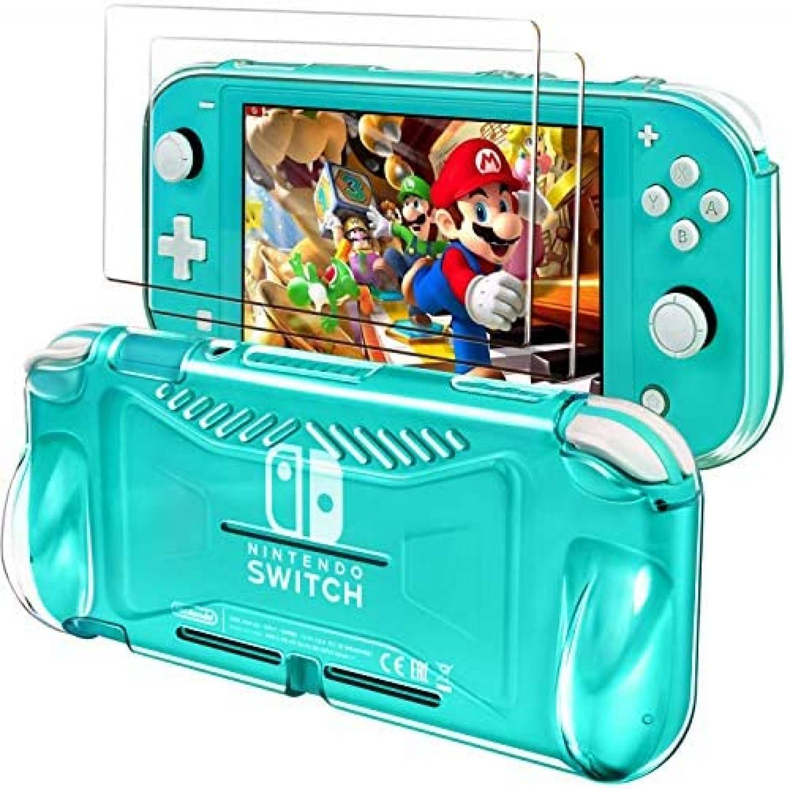 Funda Protectora ivoler Nintendo Switch Lite 2 Pzs -Transp