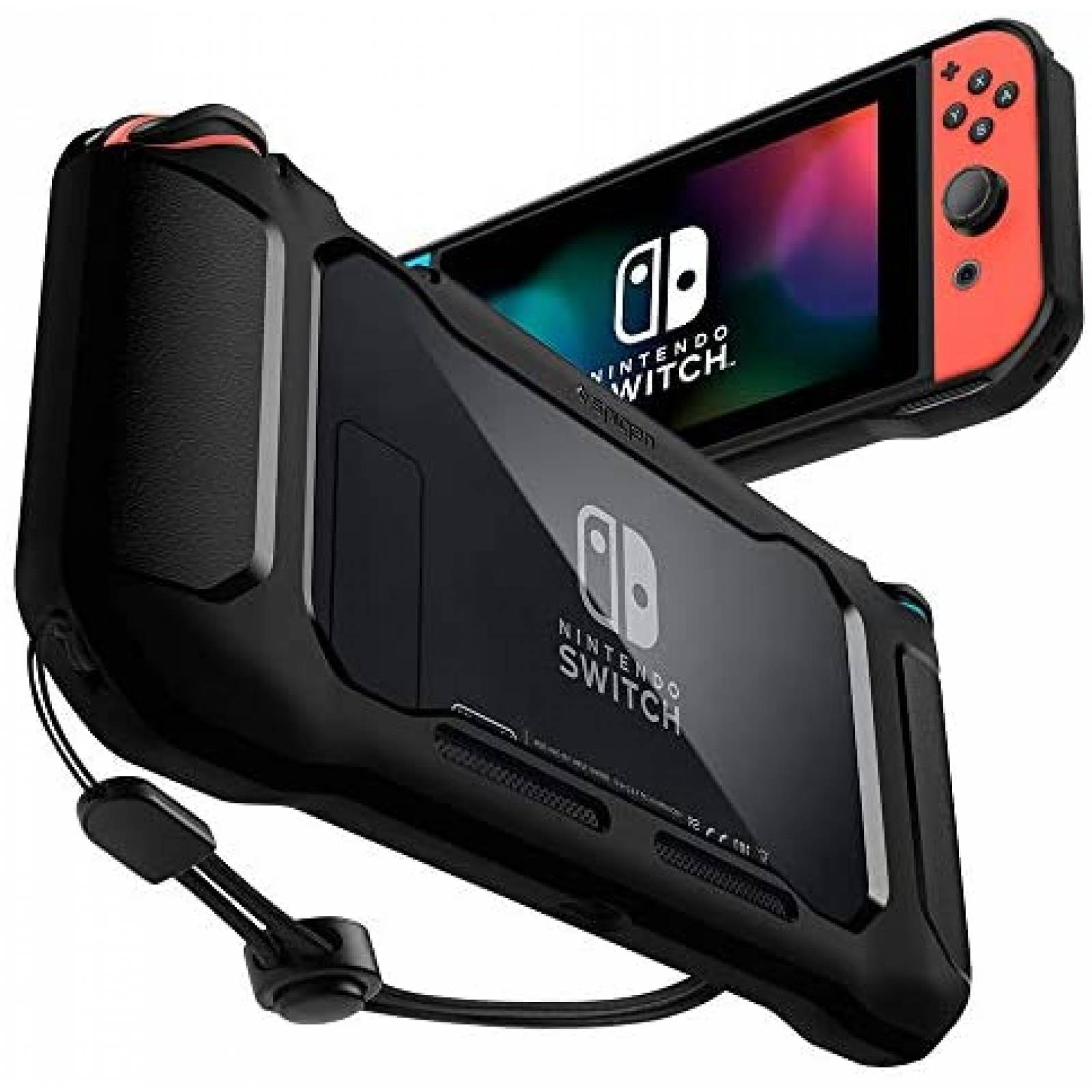 Funda Protectora Spigen Consola Nintendo Switch -Negro 