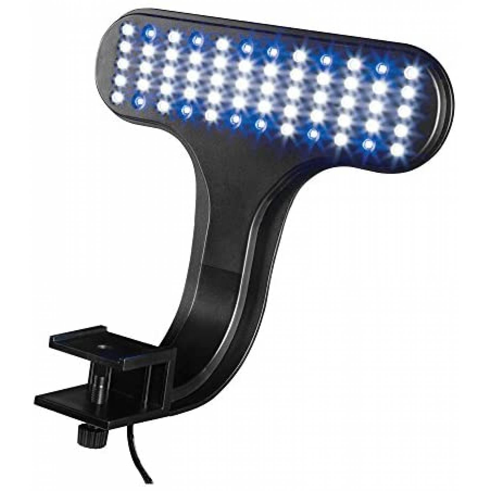 Lámpara LED Aqueon con Clip para Acuario 20 Gal -Negro 