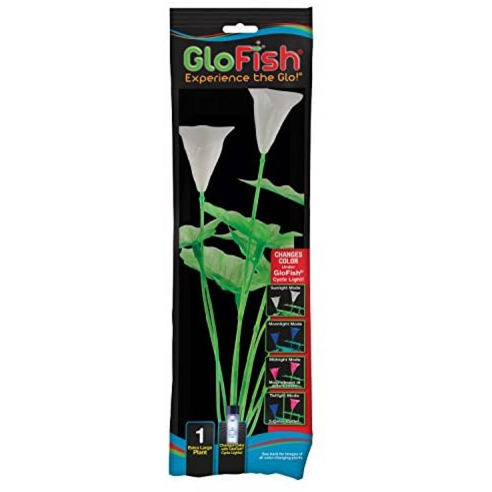 Planta Decorativa GloFish Extra Grande para Pecera -Verde 