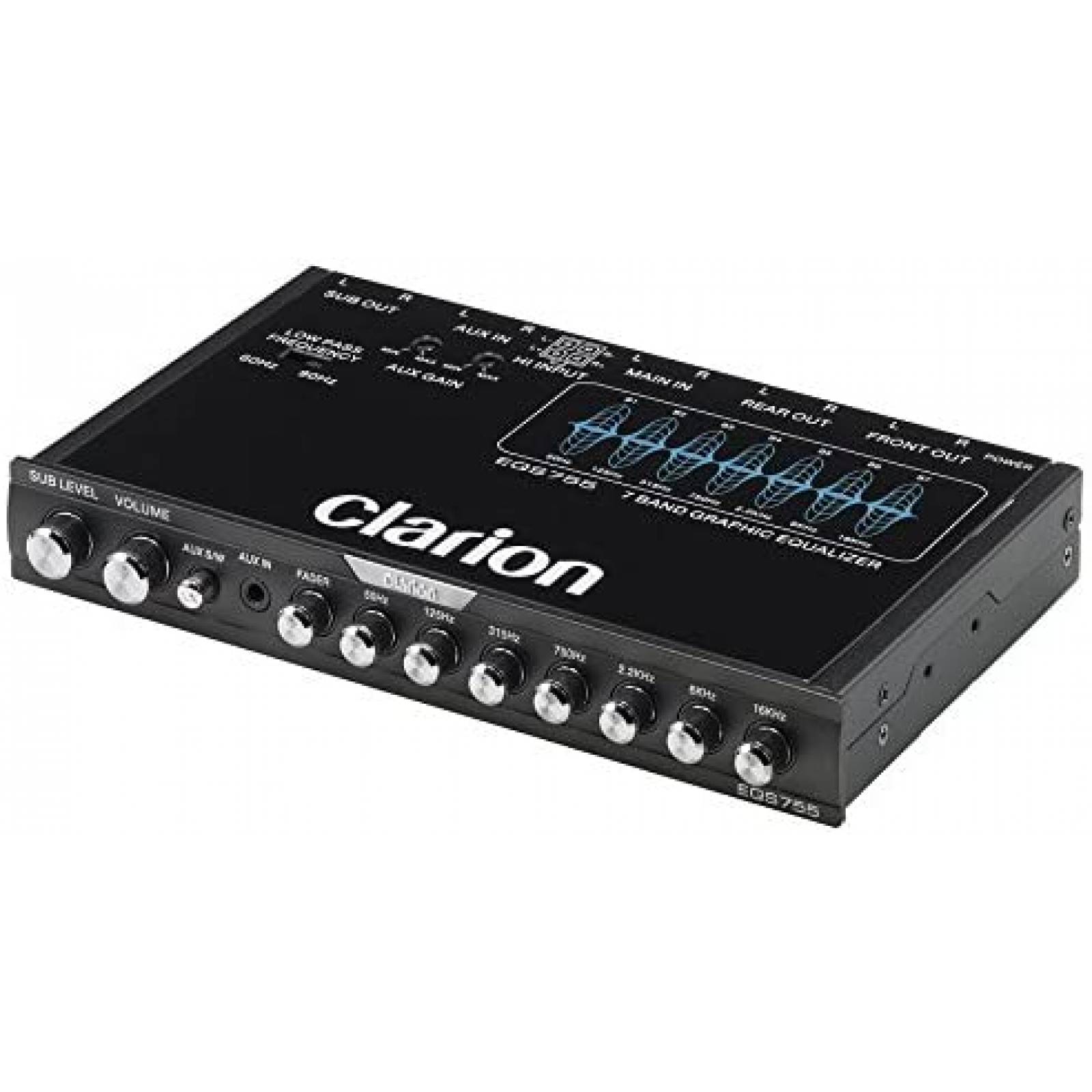 Ecualizador Clarion EQS755 Audio para Coche de 7 Bandas 