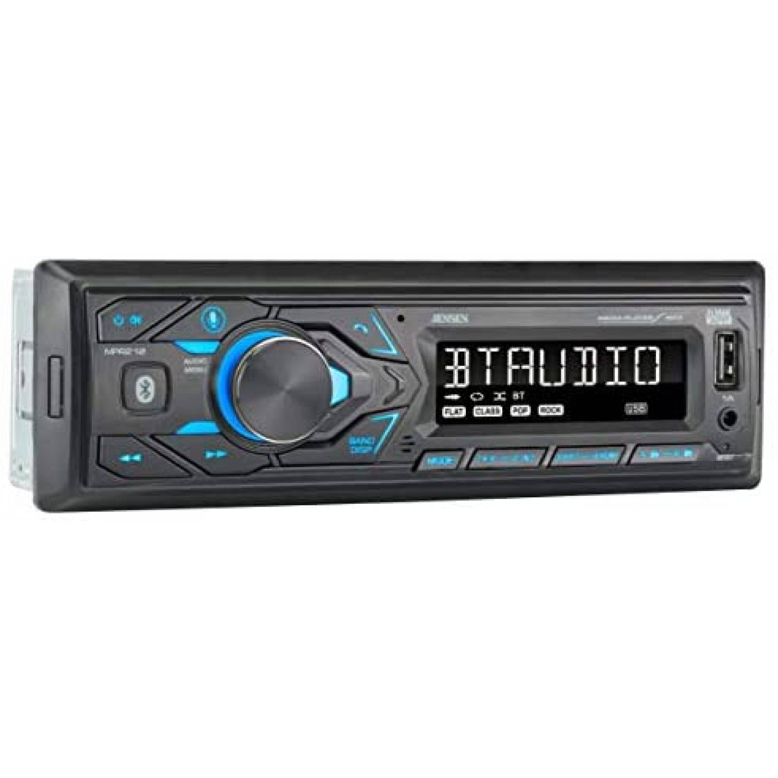 Estéreo Jensen MPR210 Receptor de Audio Bluetooth -Negro