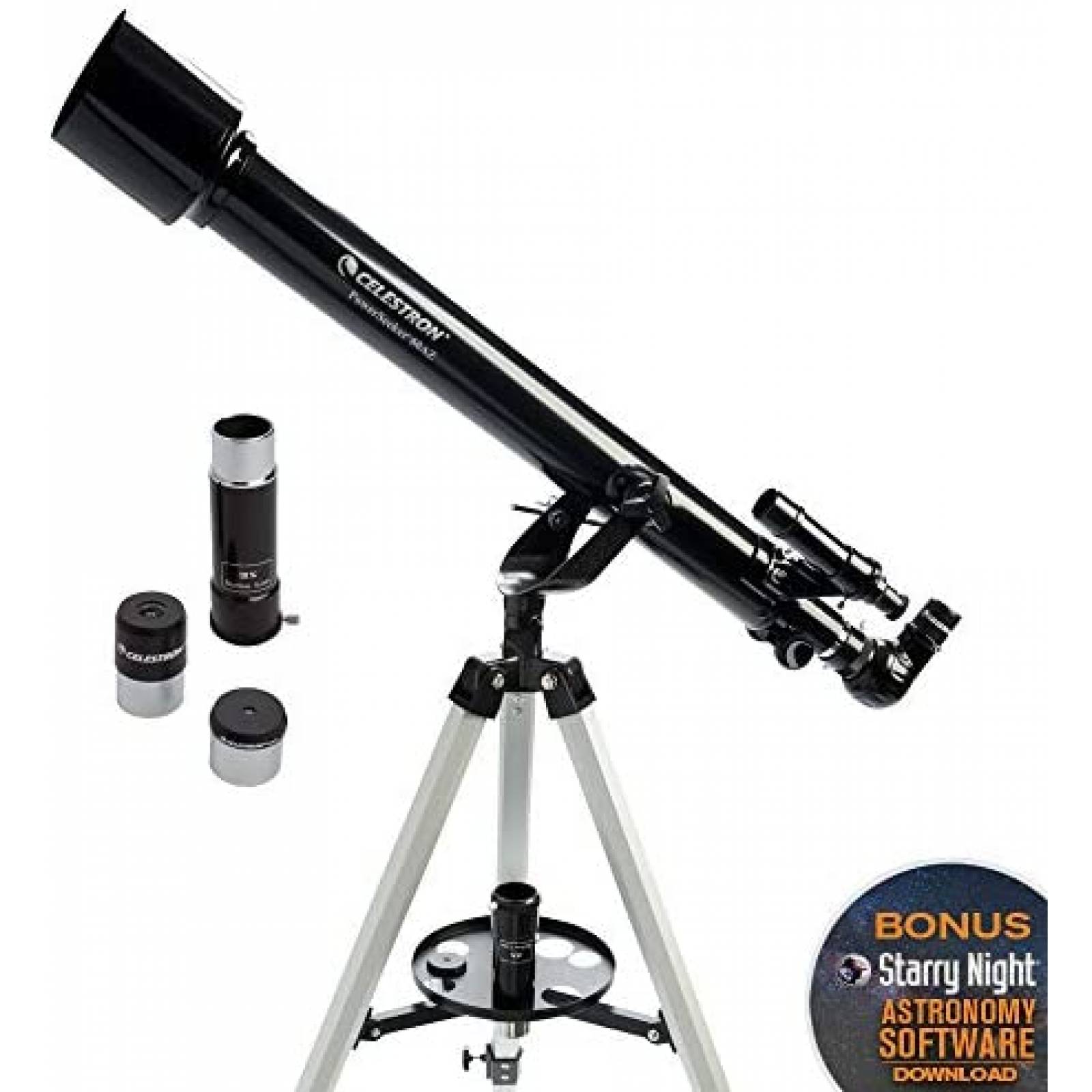 Telescopio Celestron PowerSeeker 60AZ con apertura de 60mm 
