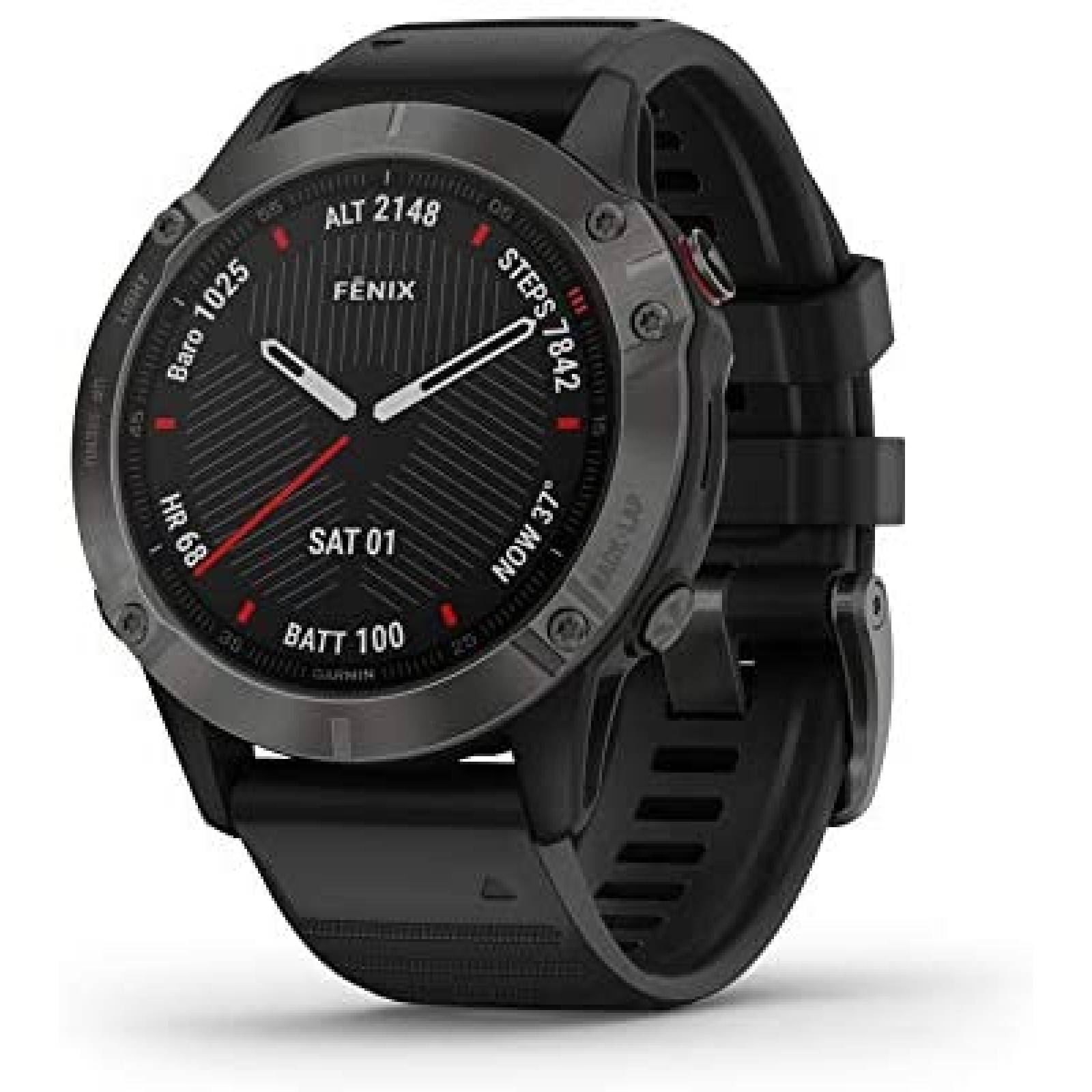 Reloj Multisport Garmin Fenix 6 Sapphire GPS -gris/negro 