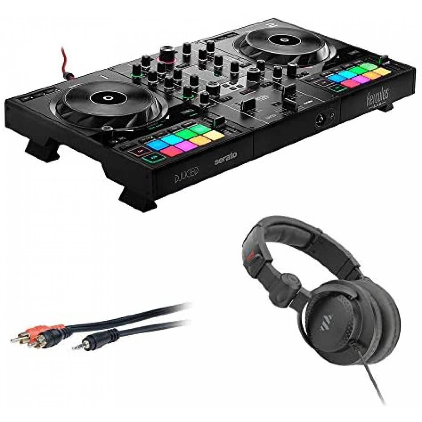Mezcladora Hercules DJ Control Inpulse 500 Cable Bundle 