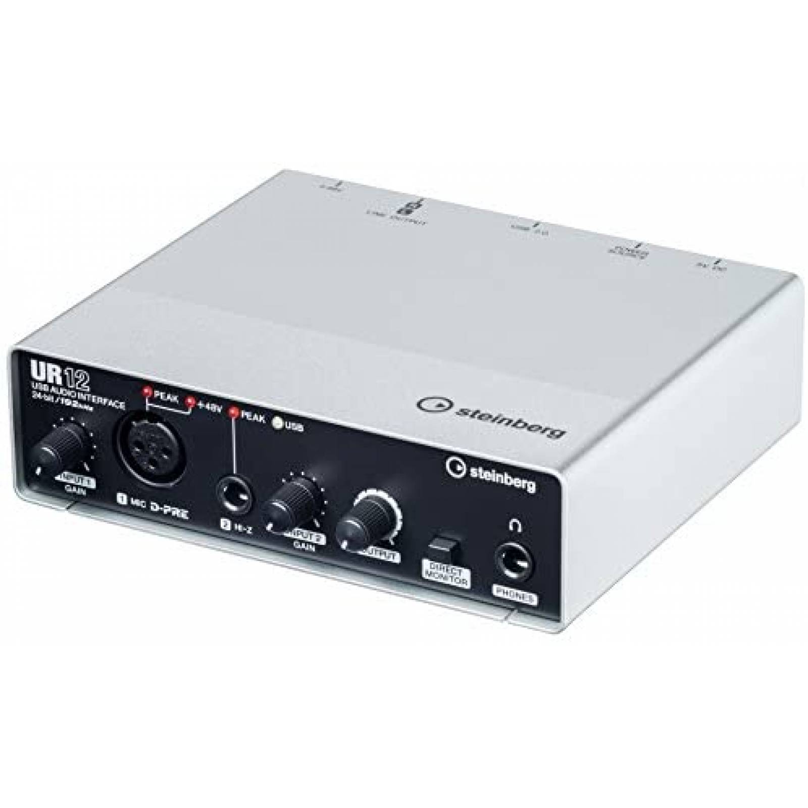 Interfaz de Audio Yamaha UR12 USB 2.0 24-bit/192 kHz -Blanco 