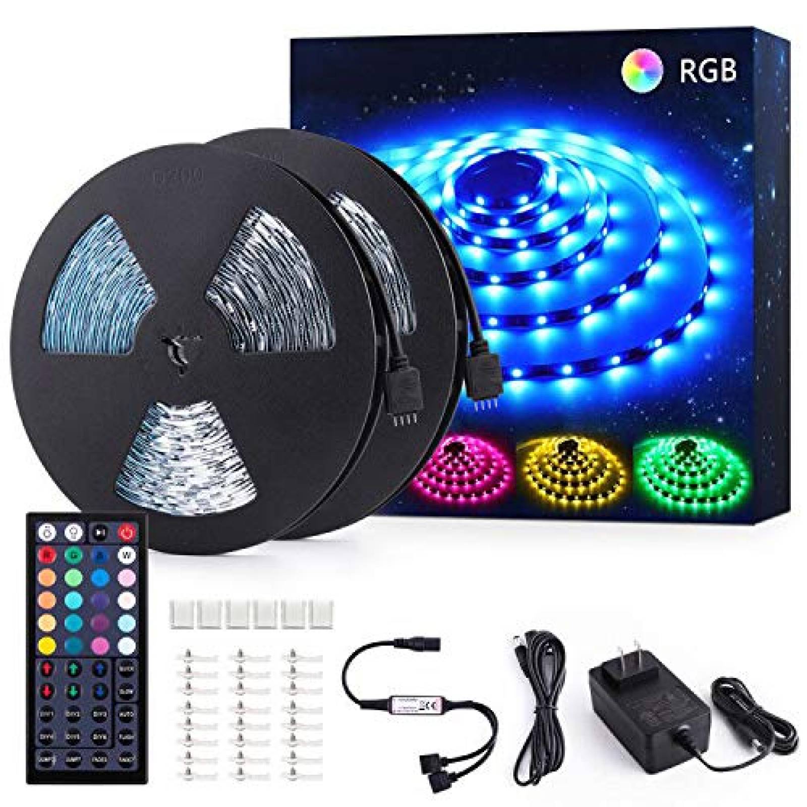 Tira Luz LED NOVOSTELLA 105ft RGB LED -24V con Control 