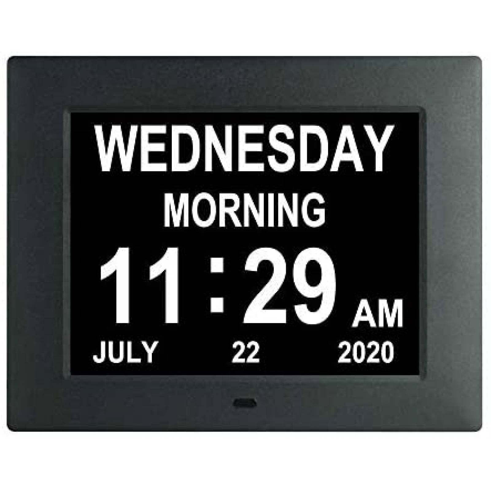 Reloj Digital ybest Incluye Calendario y Alarma 7'' -Negro 