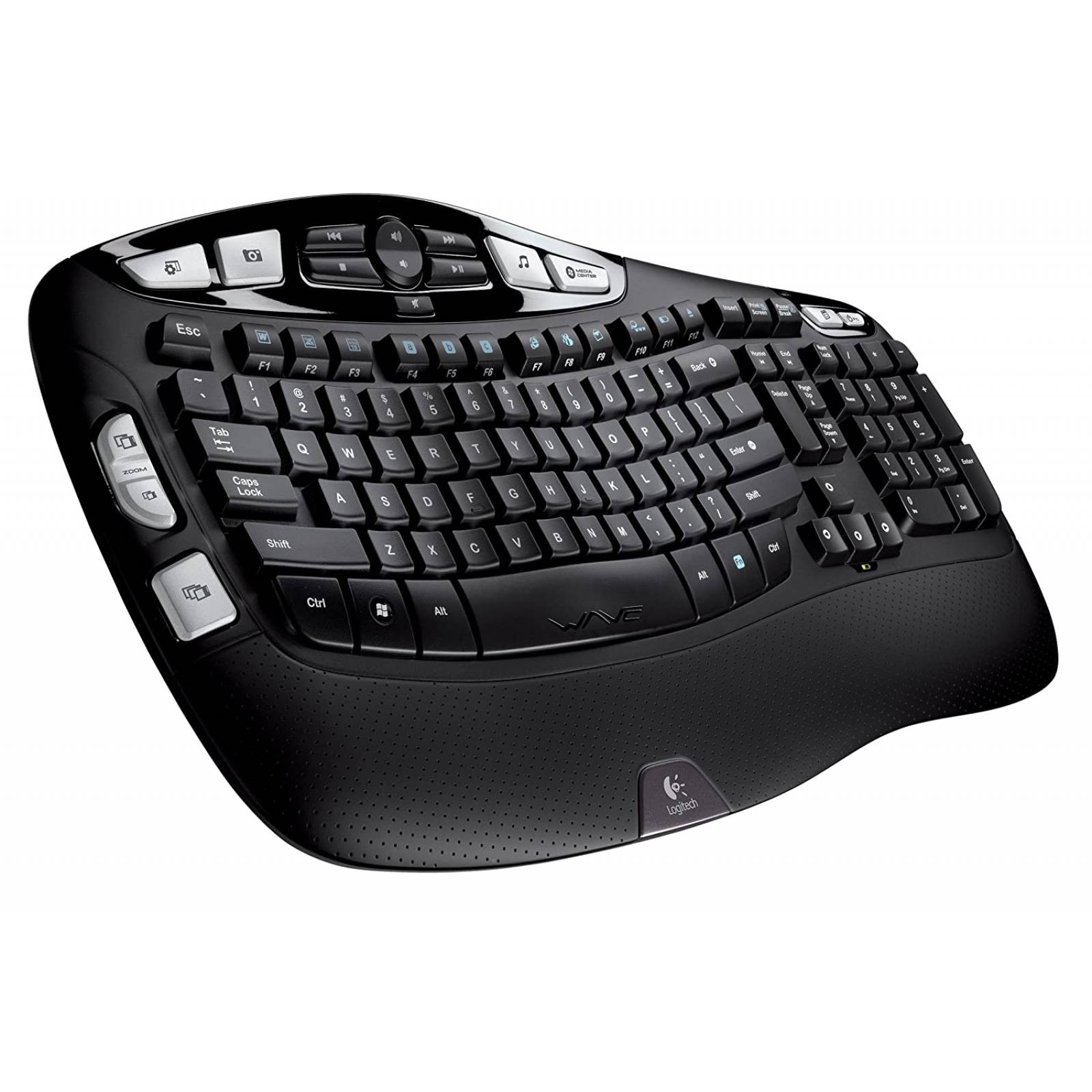 Teclado inalambrico Logitech Completo K350 2.4Ghz -Negro 
