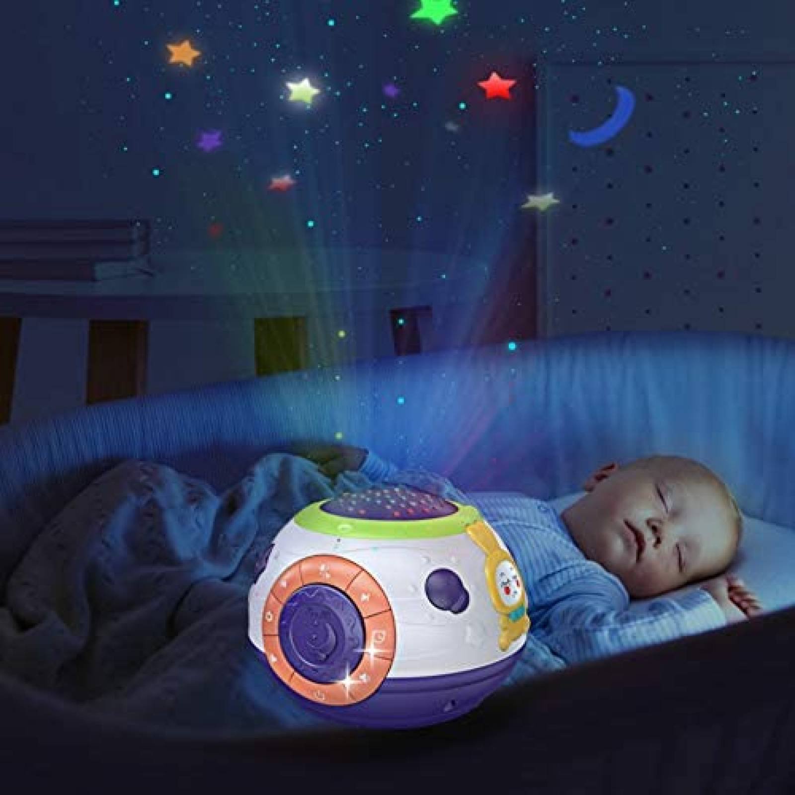 Proyector Nocturno TUMAMA Estrellas para Cuarto de Bebé