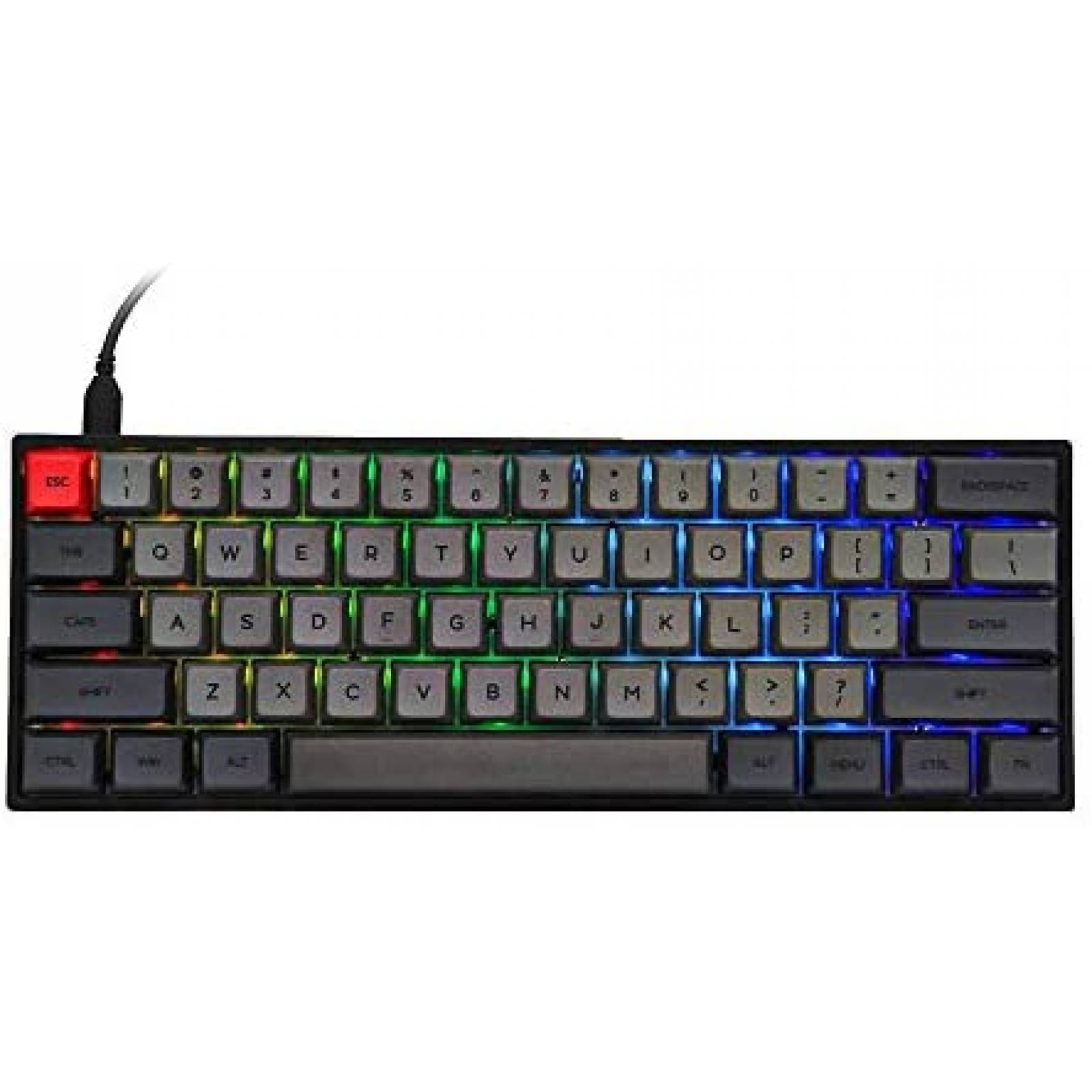 Teclado Gamer EPOMAKER SKYLOONG SK61 RGB 61 Teclas -Negro