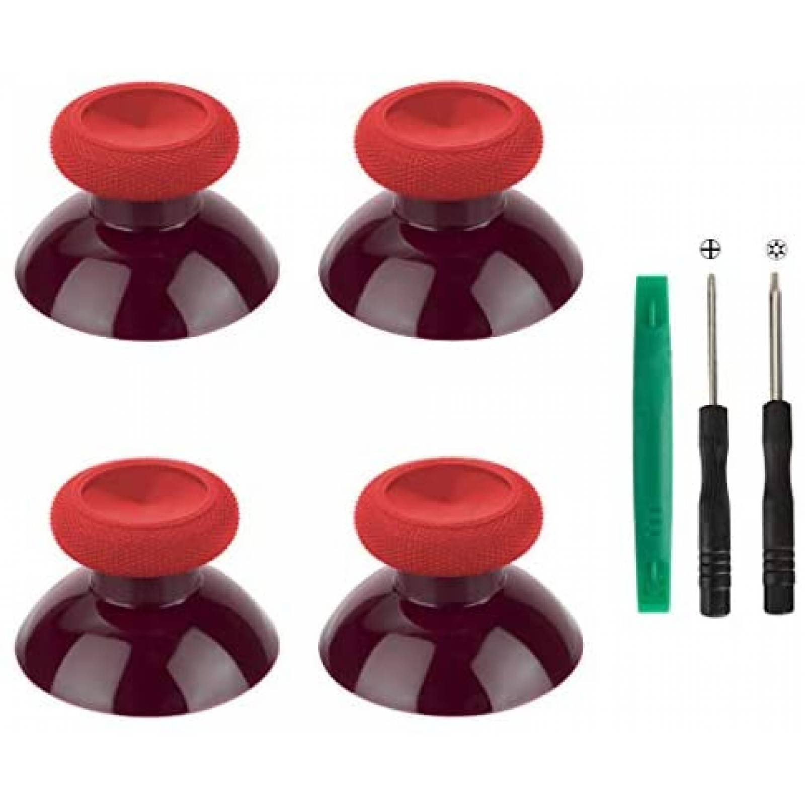 Repuesto de Joystick Forno PS4 4 Pzs Repuesto -Rojo