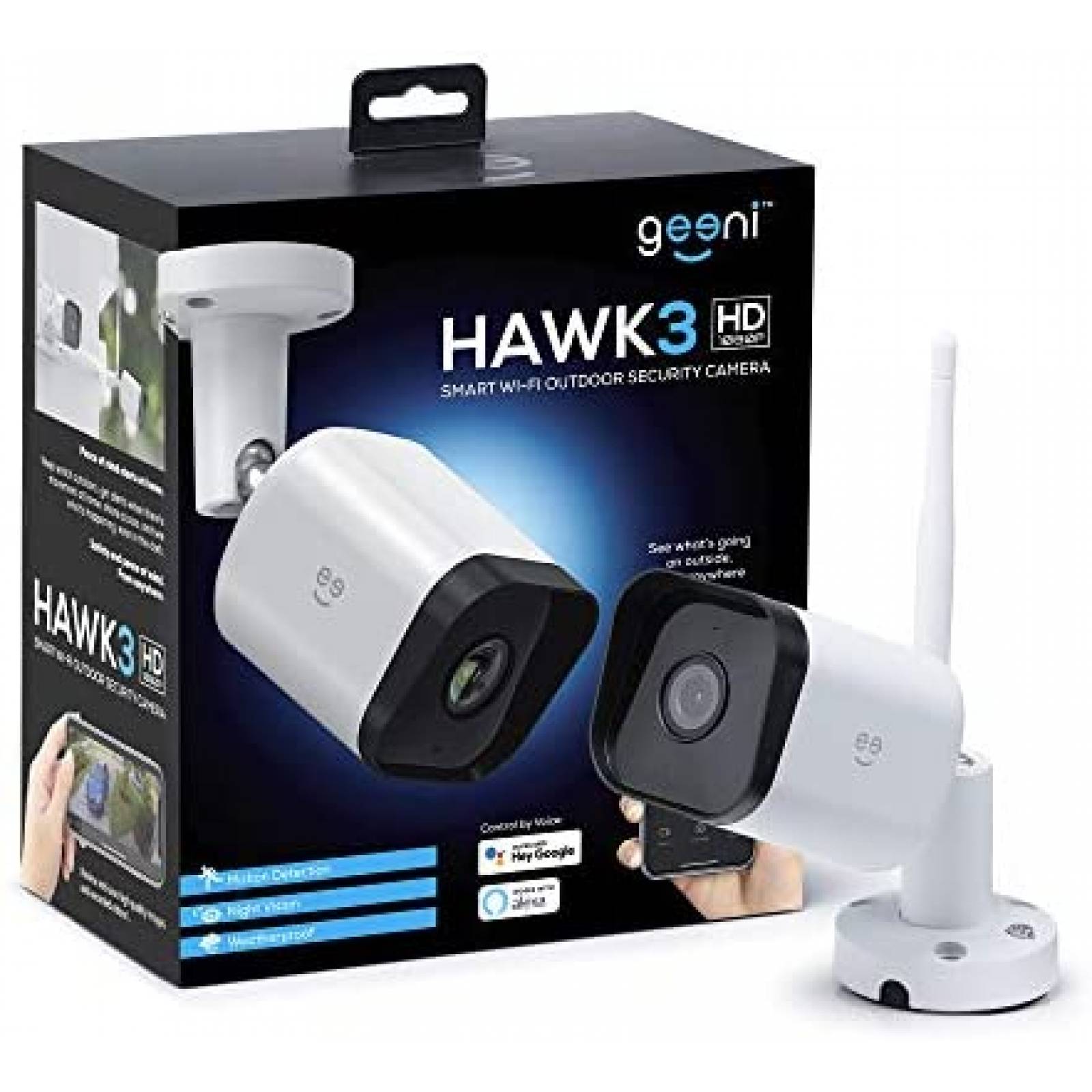 Sistema de Cámaras de Seguridad Geeni Hawk 3 HD 1080P Wi-Fi 