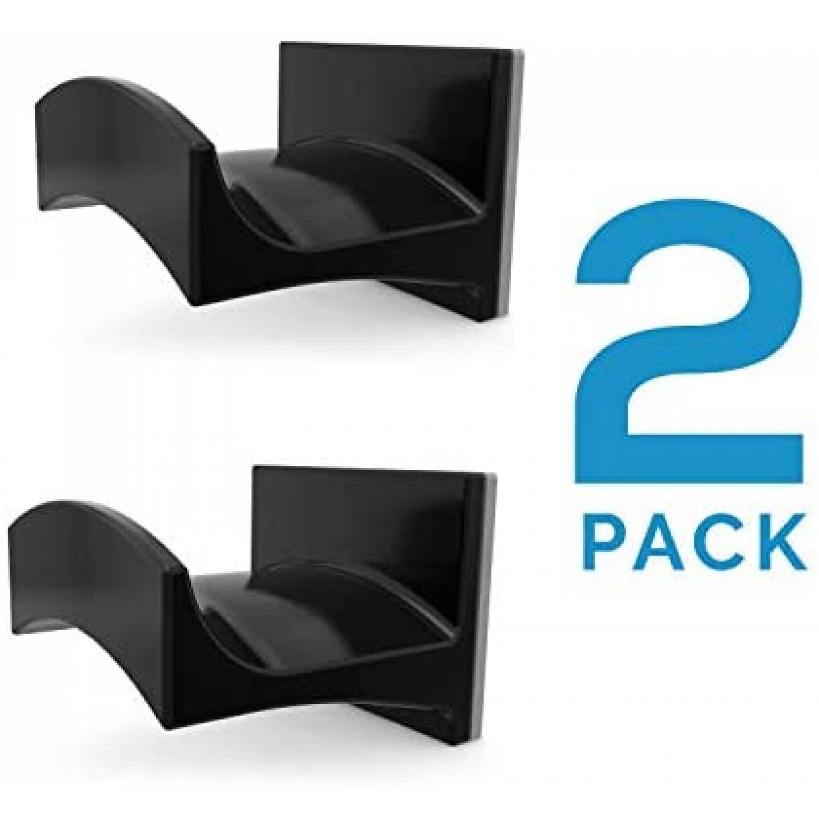 2 Ganchos para Audífonos BRAINWAVZ Diseño Elegante -Negros