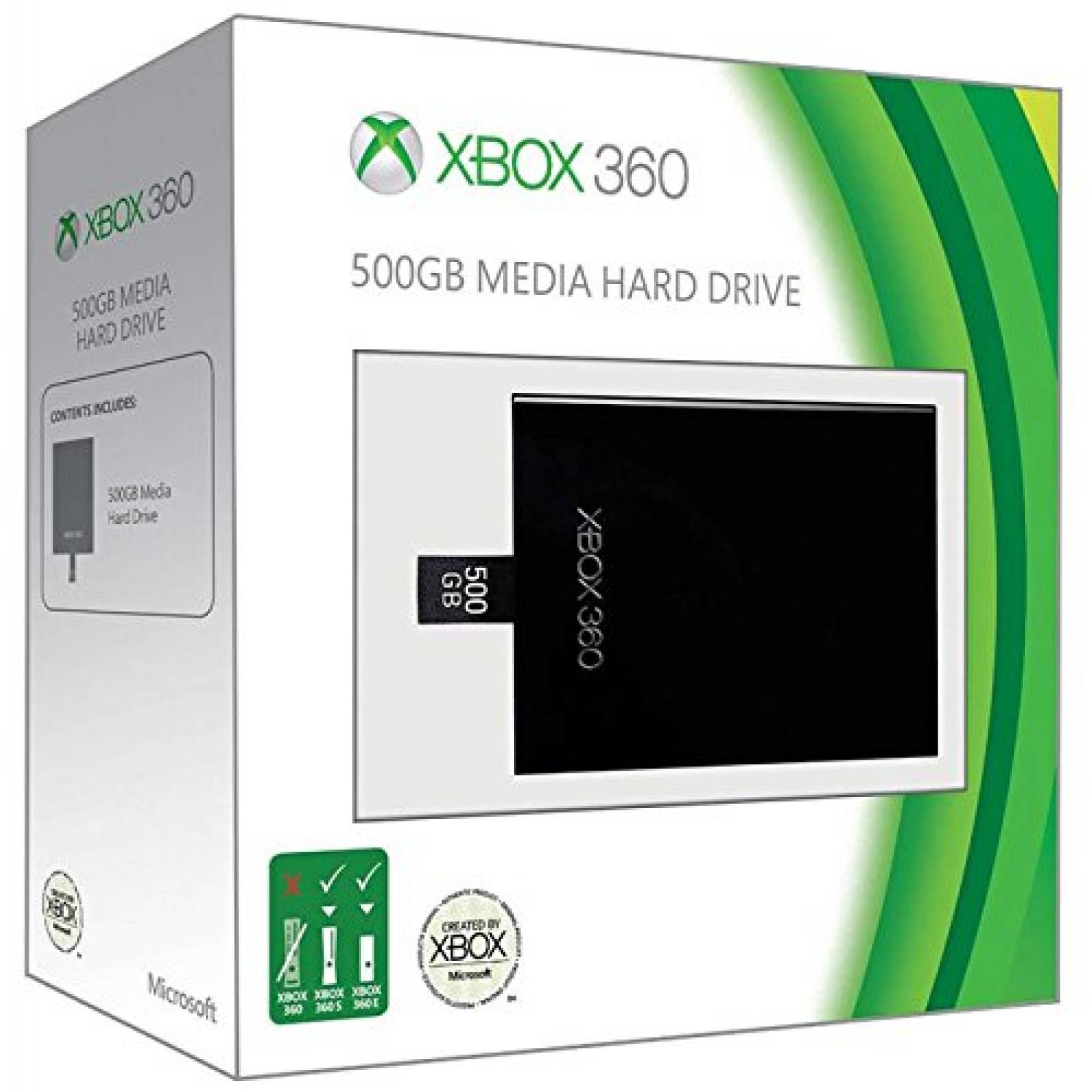 Disco Duro de Repuesto Microsoft Oficial Xbox 360 500GB 