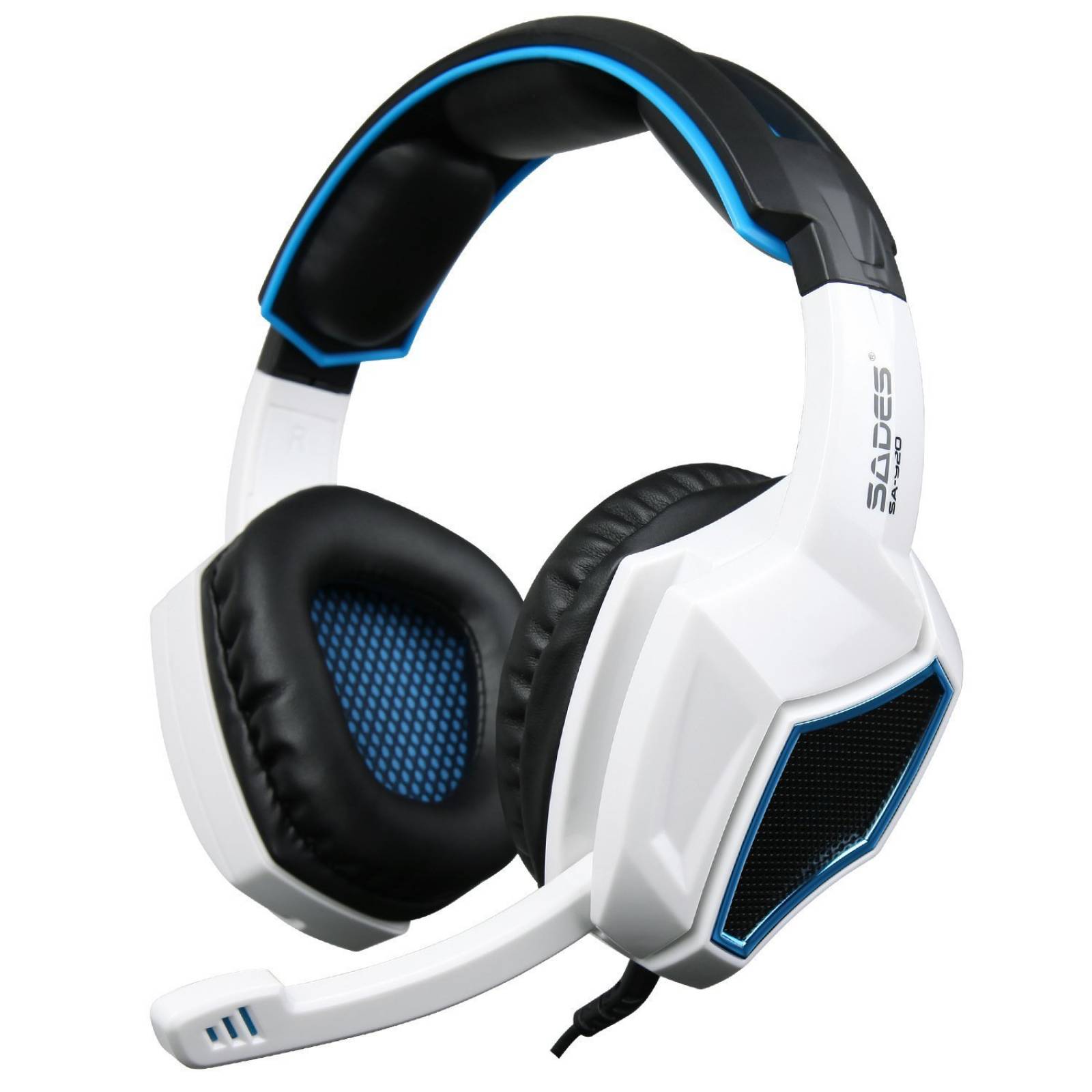 Auriculares Gamer SADES SA920 3.5mm con Mic XBOX PS4 -Blanco