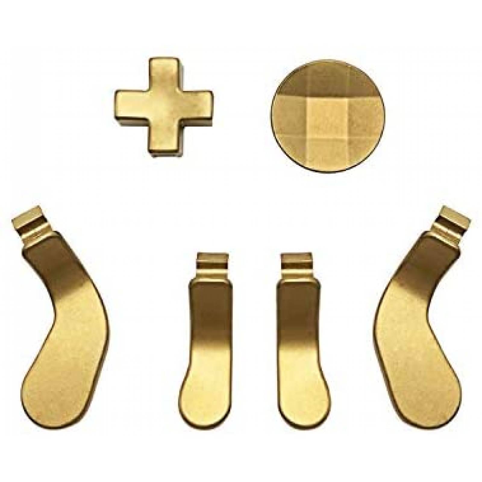 Repuestos E-MODS GAMING Xbox One Elite Alta Calidad -Oro