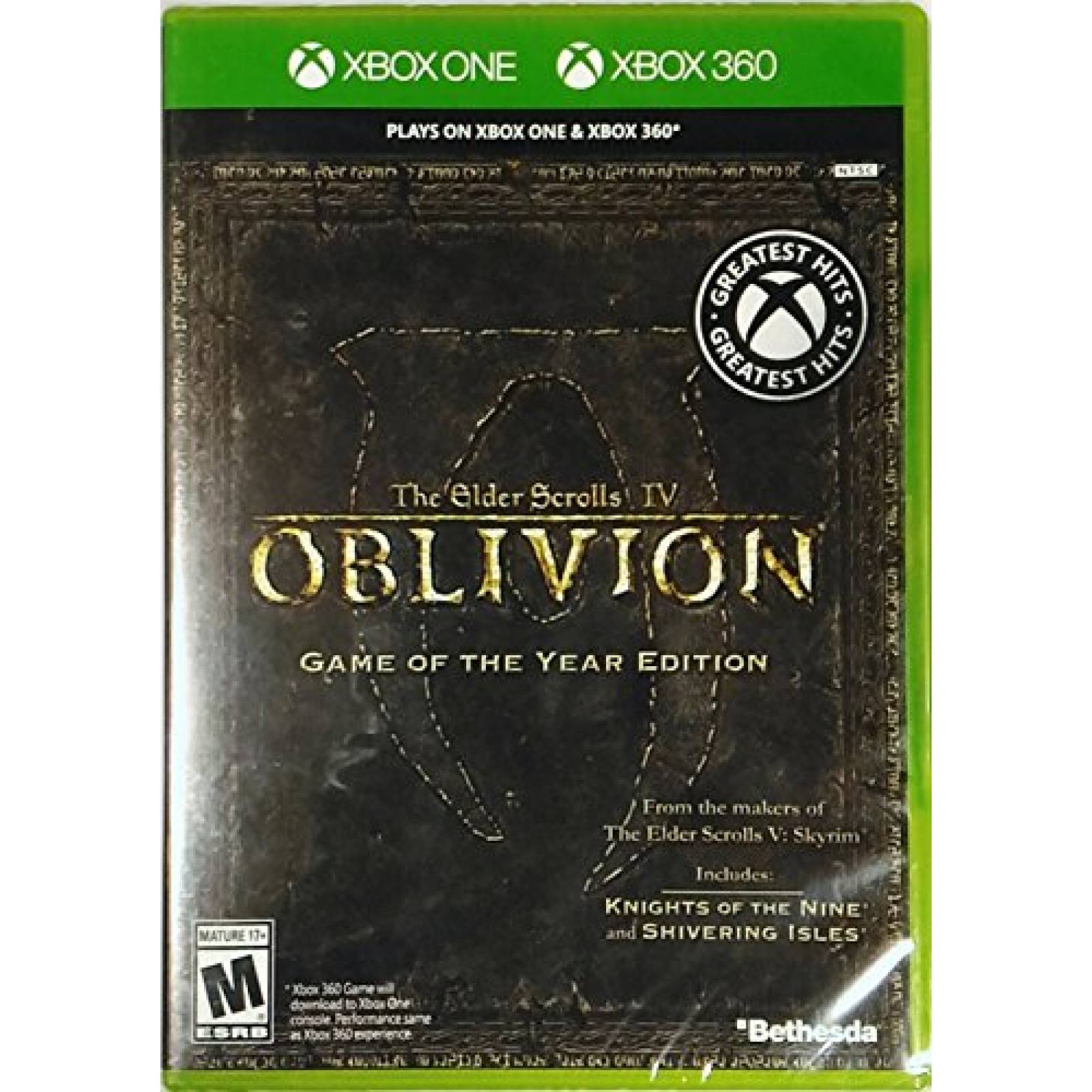 Juego de Consola microsoft Elder Scrolls IV Oblivion Xbox 