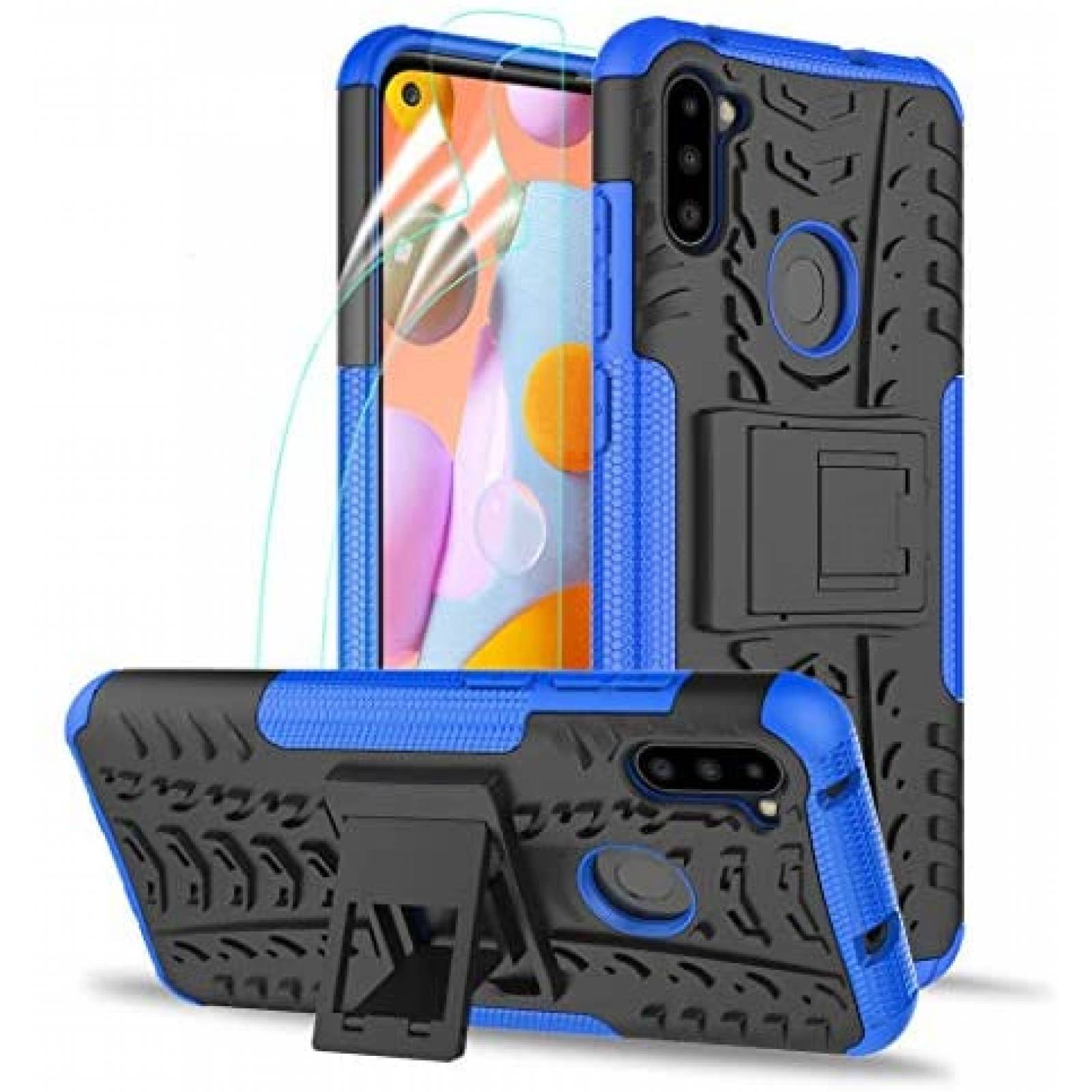 Funda Protectora Cmore Celular Samsung Galaxy A11 -Azul 