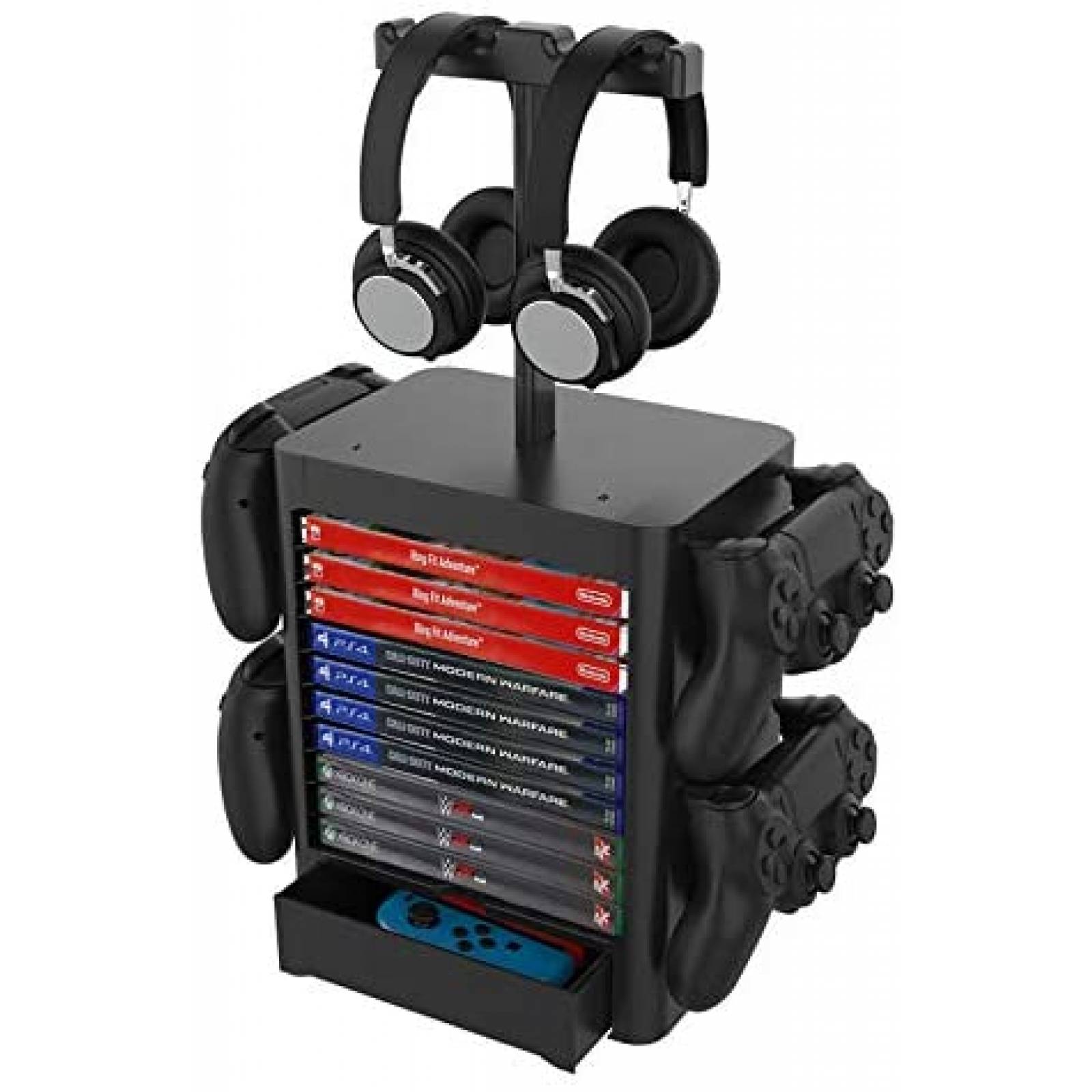 Torre de Almacenamiento Cybcamo Multifuncional Videojuegos 