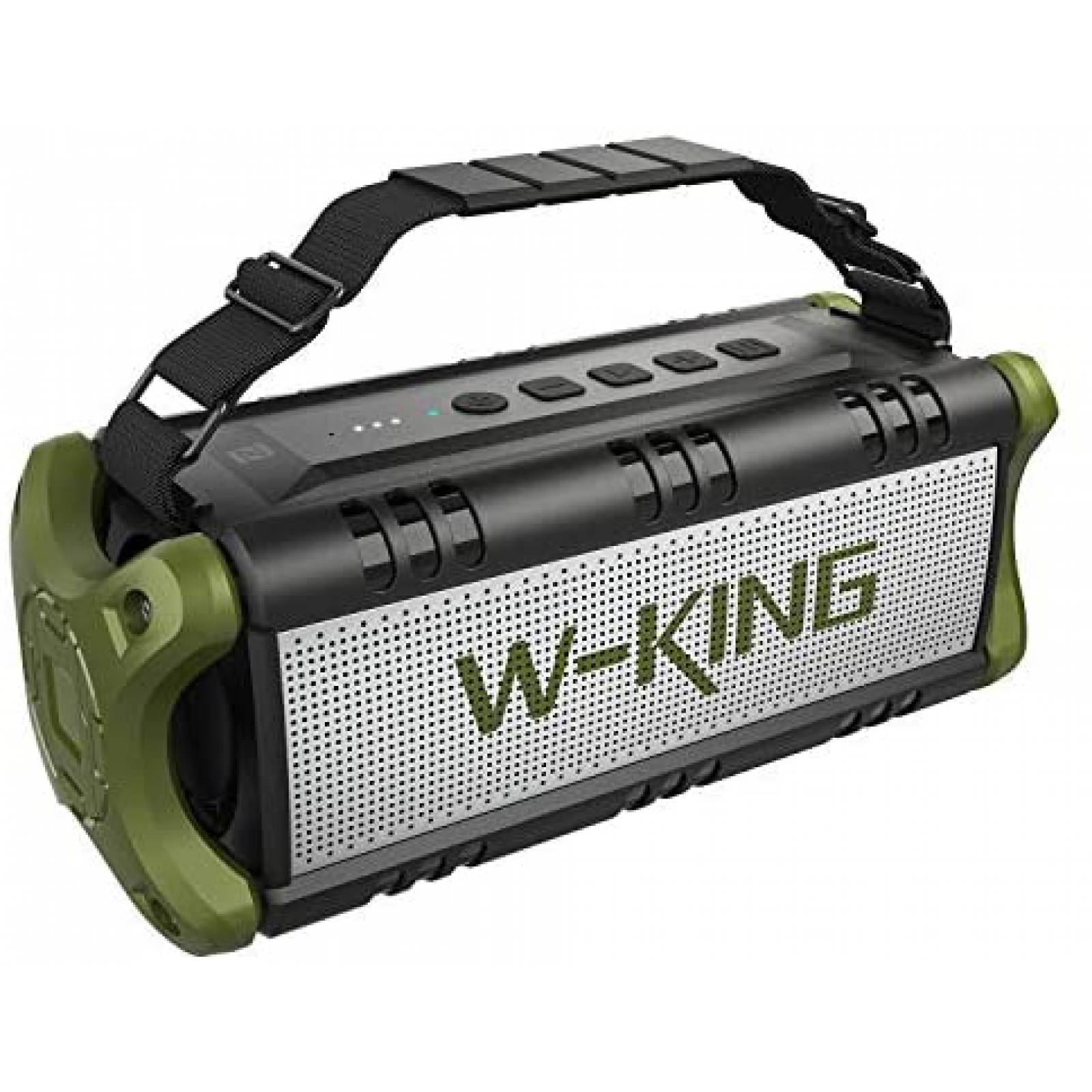 Altavoz Bluetooth W-KING 50W 8000mAh powerbank impermeable 