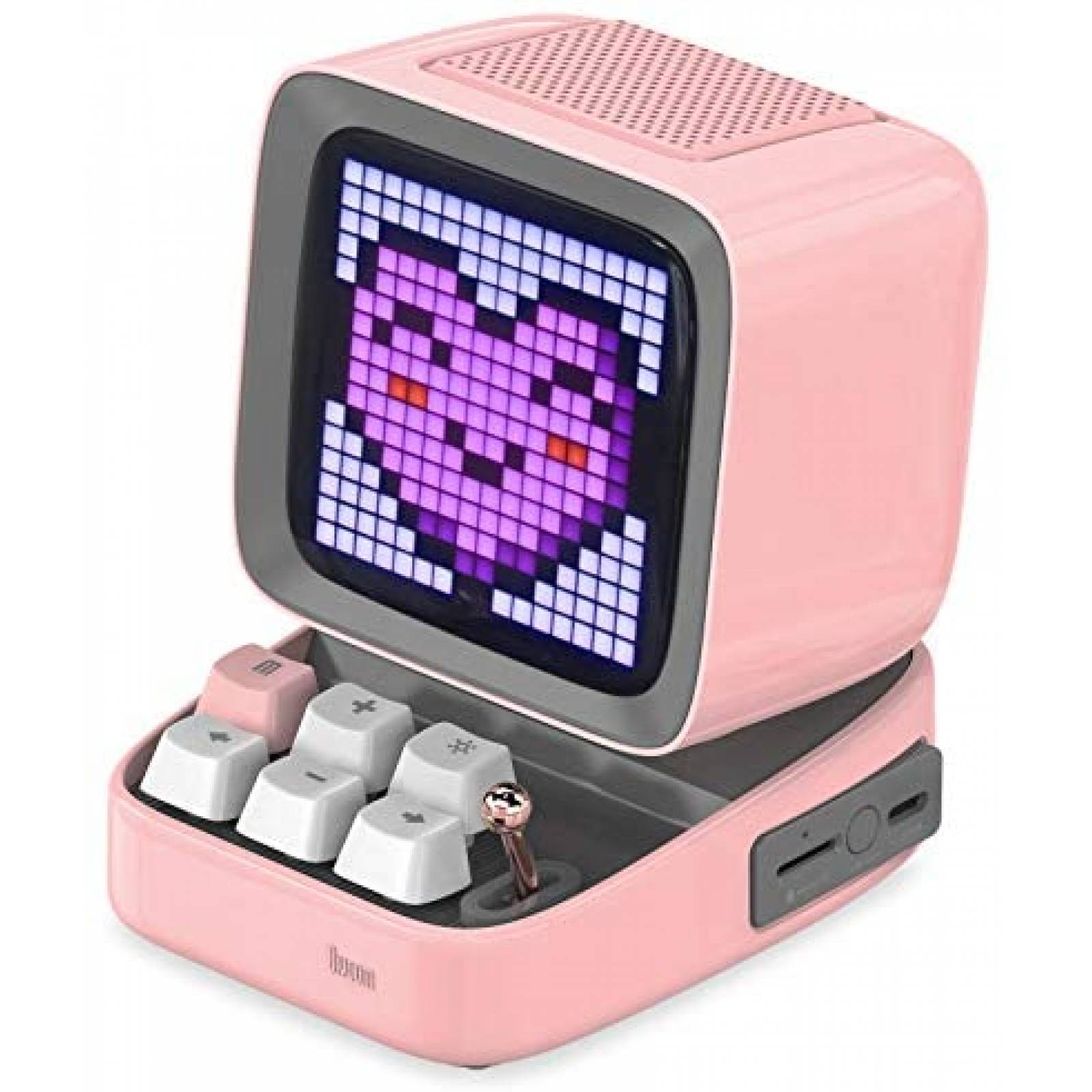 Bocina Bluetooth Divoom Ditoo Retro Pixel Art 16 x 16 -Rosa