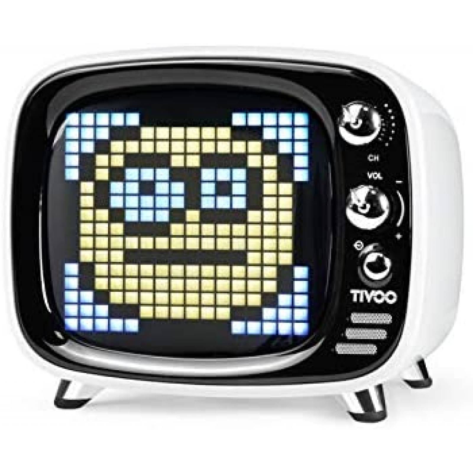 Bocina Bluetooth Divoom Tivoo Retro Pixel Art -Blanco 