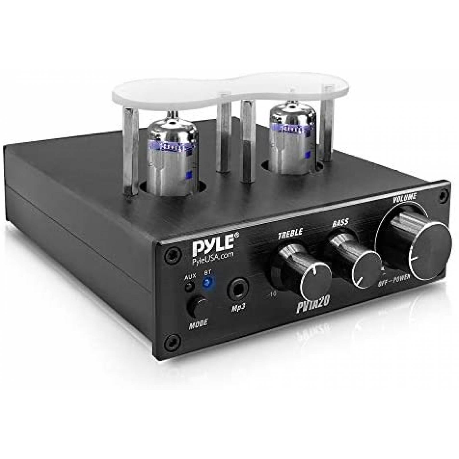 Amplificador Pyle Receptor Estéreo 600W AUX/MP3 -Negro