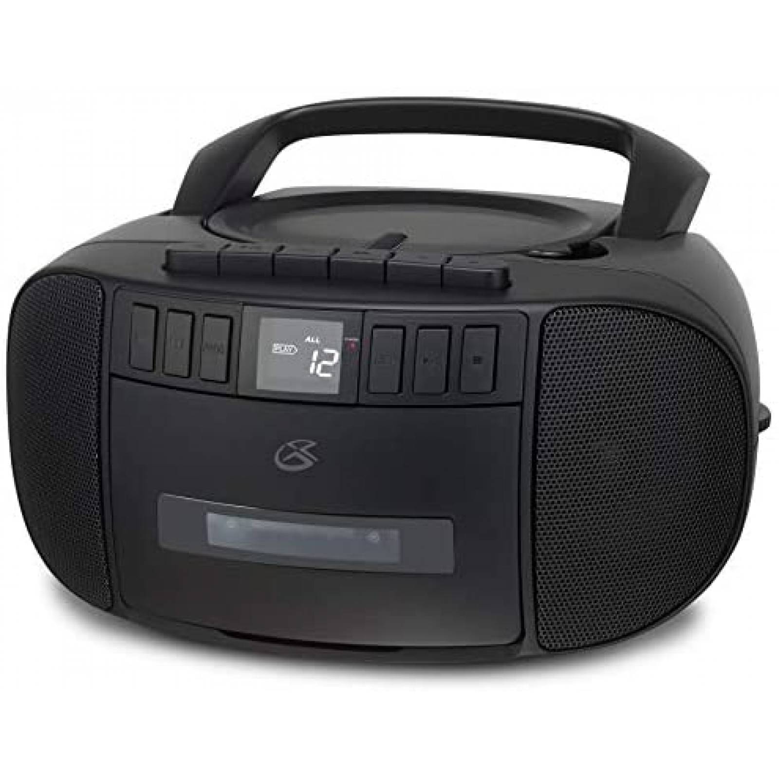Boombox GPX BCA209B CD Radio AM/FM Portátil LCD -Negro